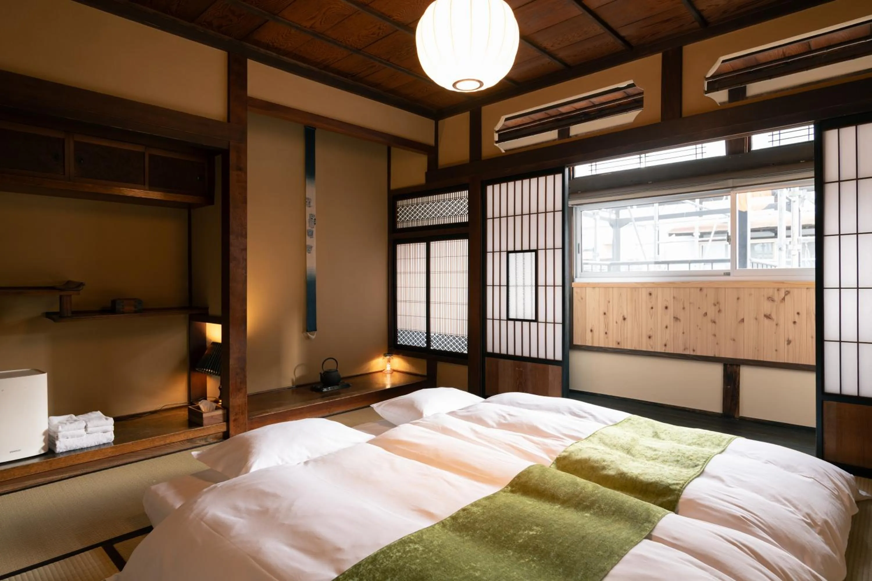 Photo of the whole room, Bed in Nunoya Ryokan