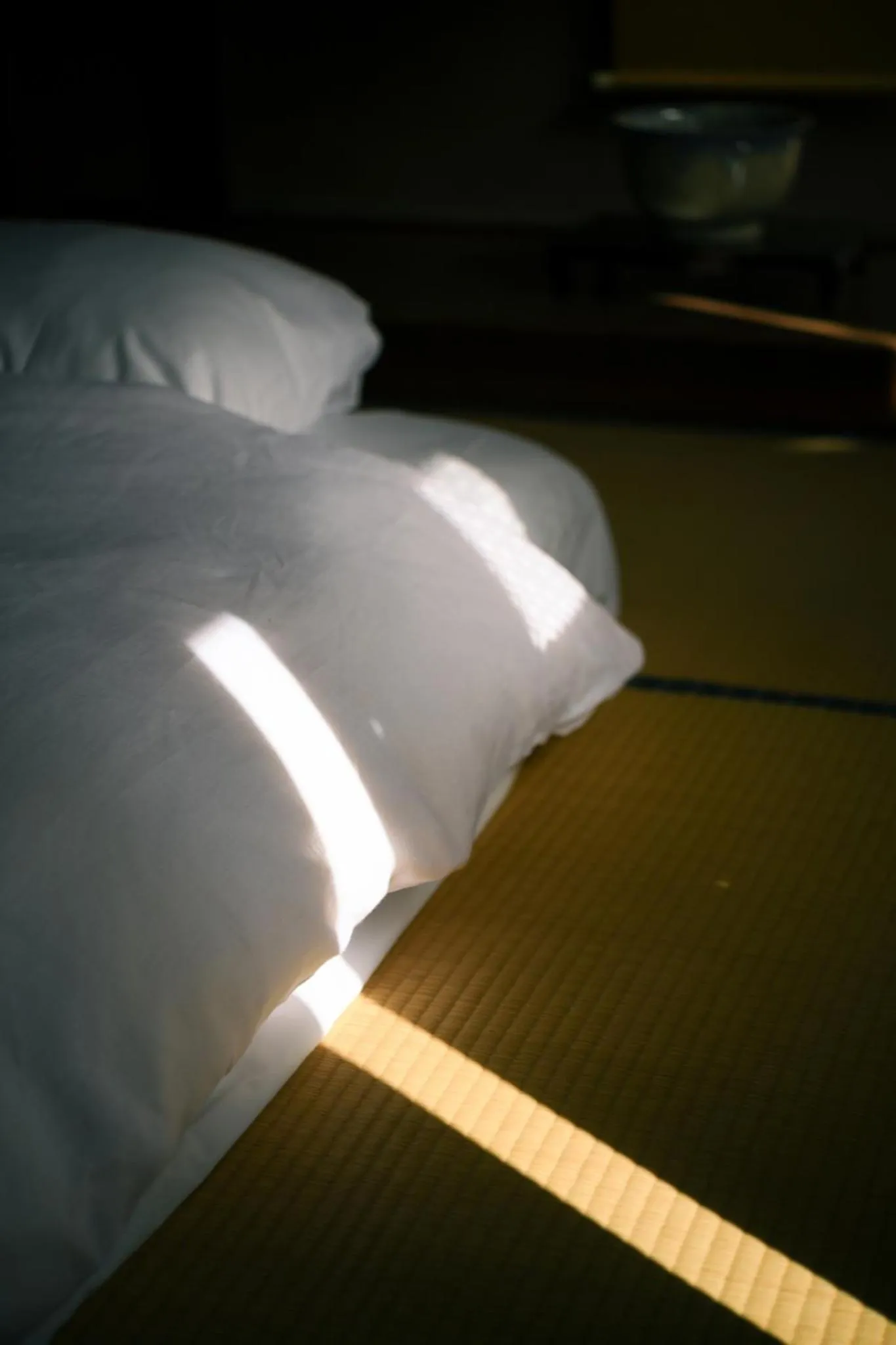 Bed in Nunoya Ryokan