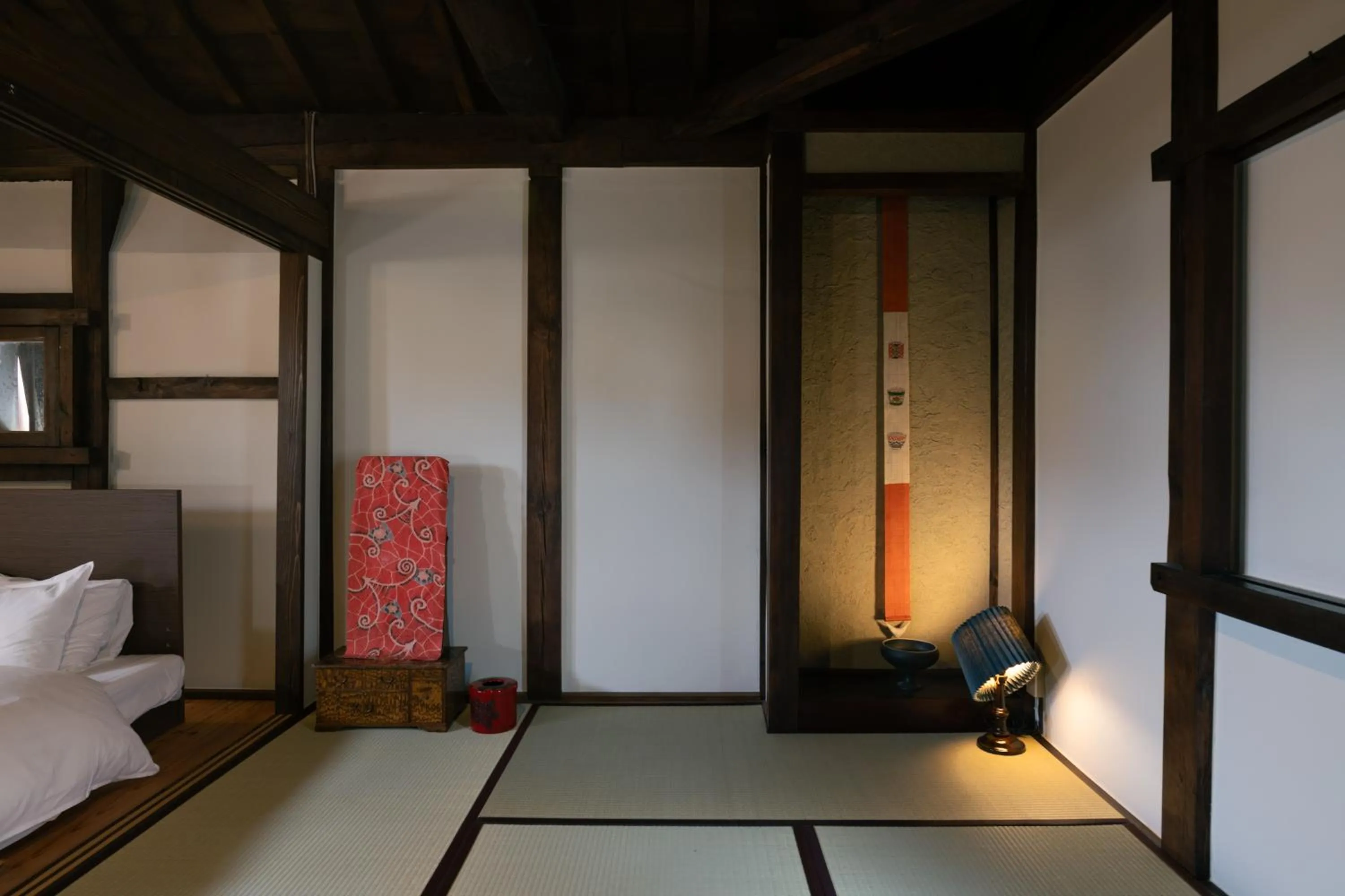 Photo of the whole room, Bed in Nunoya Ryokan