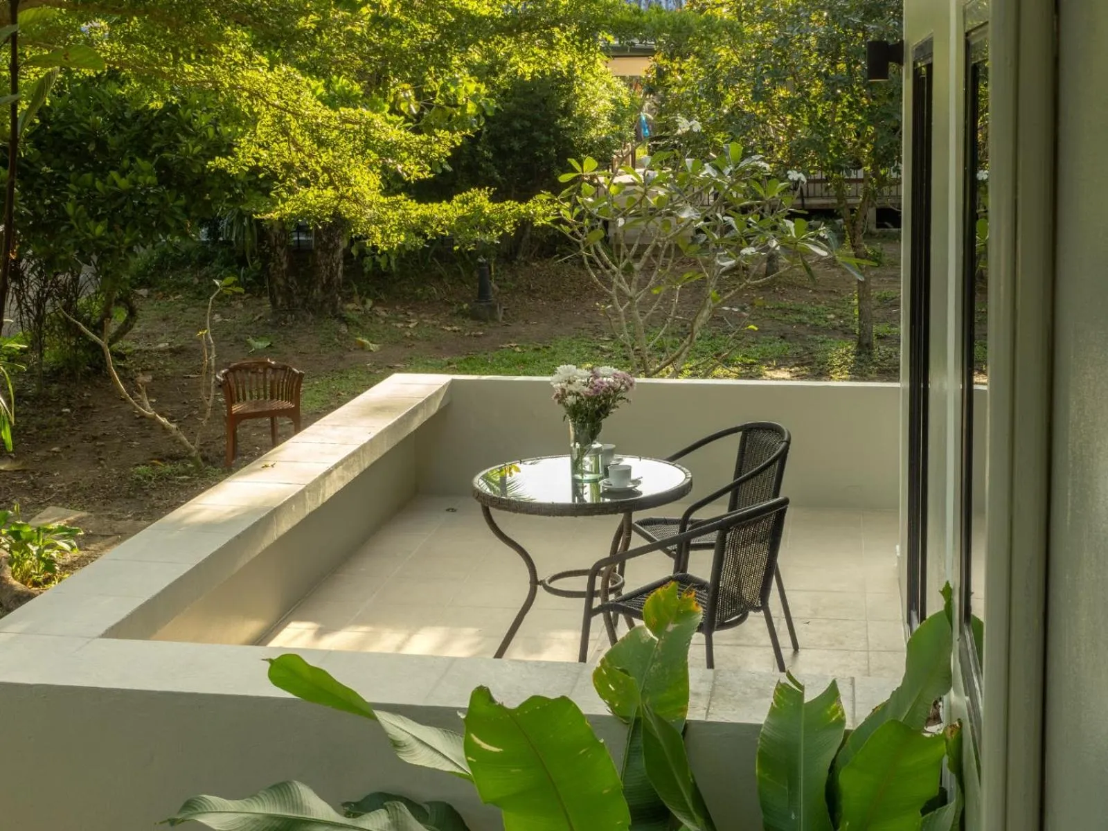 Balcony/Terrace in Isara Nai Yang resort