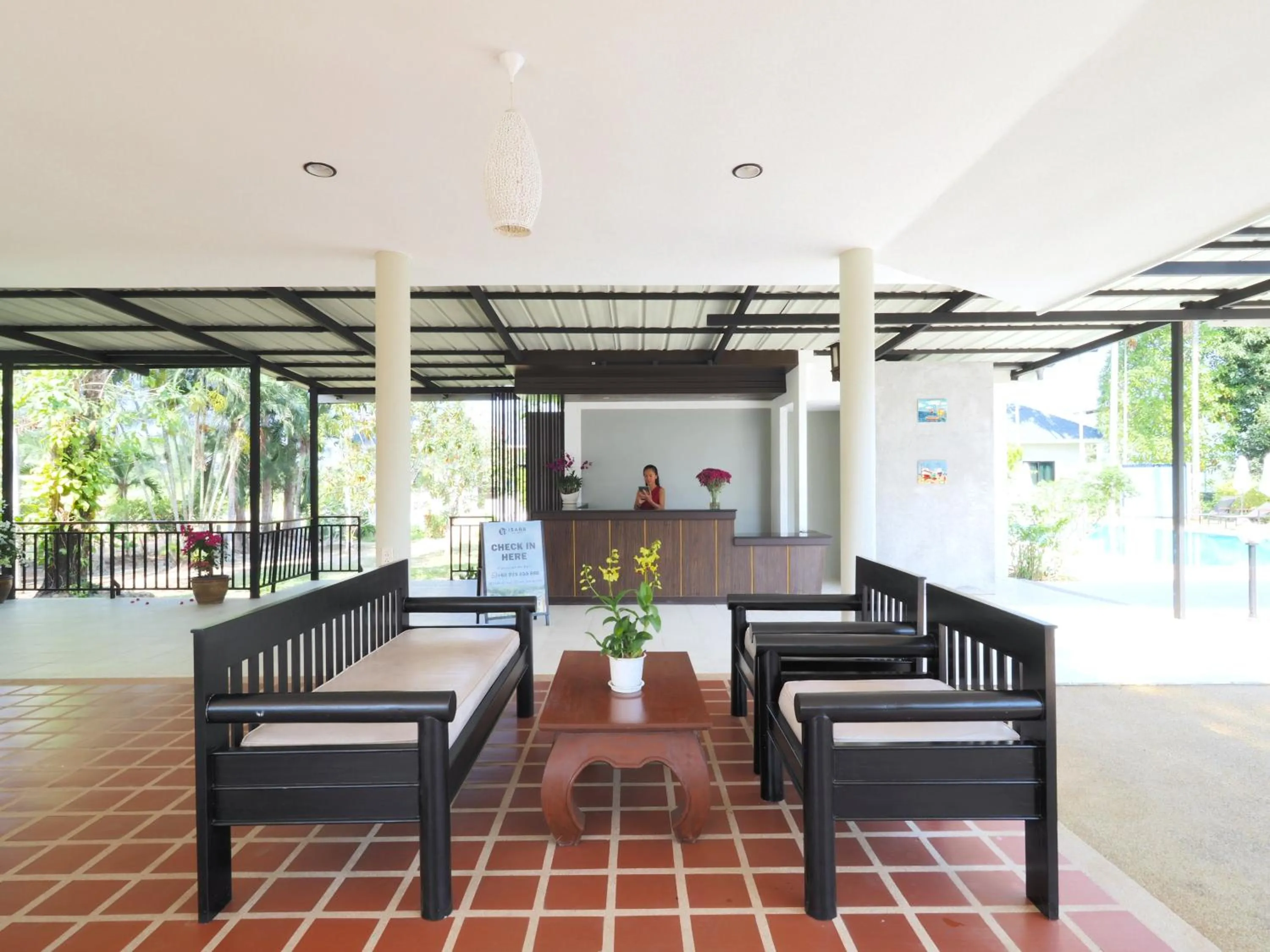 Lobby or reception in Isara Nai Yang resort
