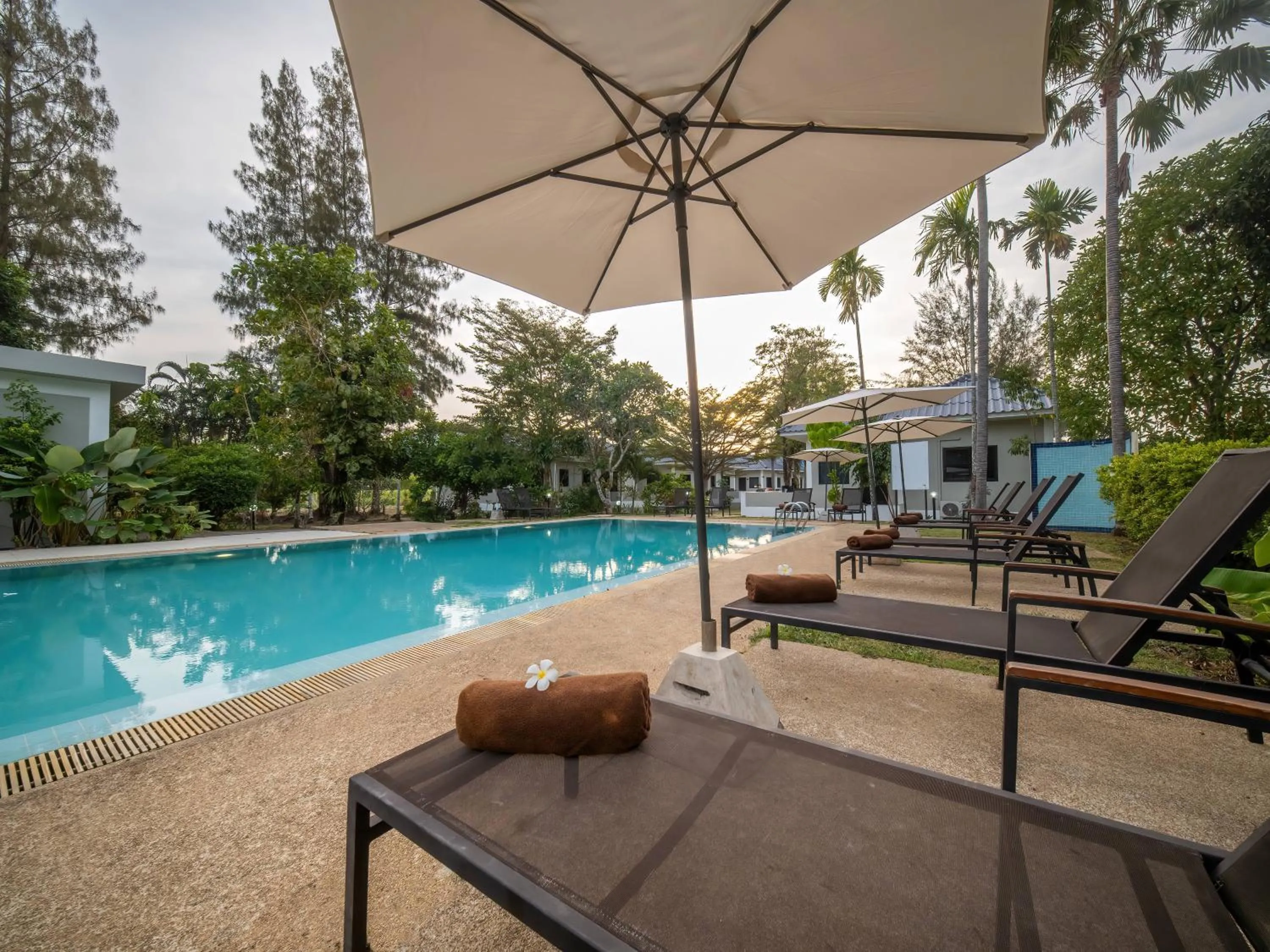 Balcony/Terrace in Isara Nai Yang resort