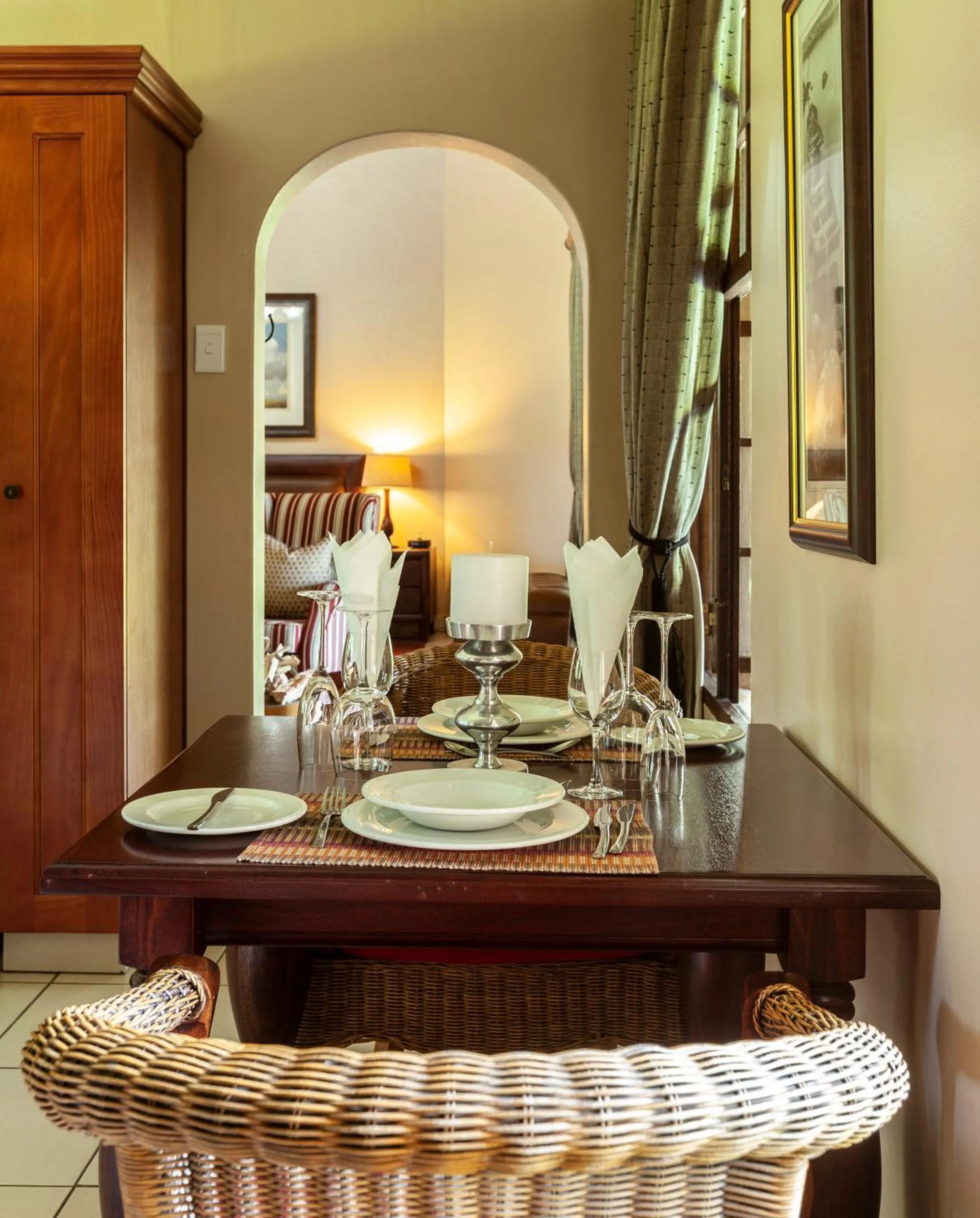 Dining area in Whispering Waters