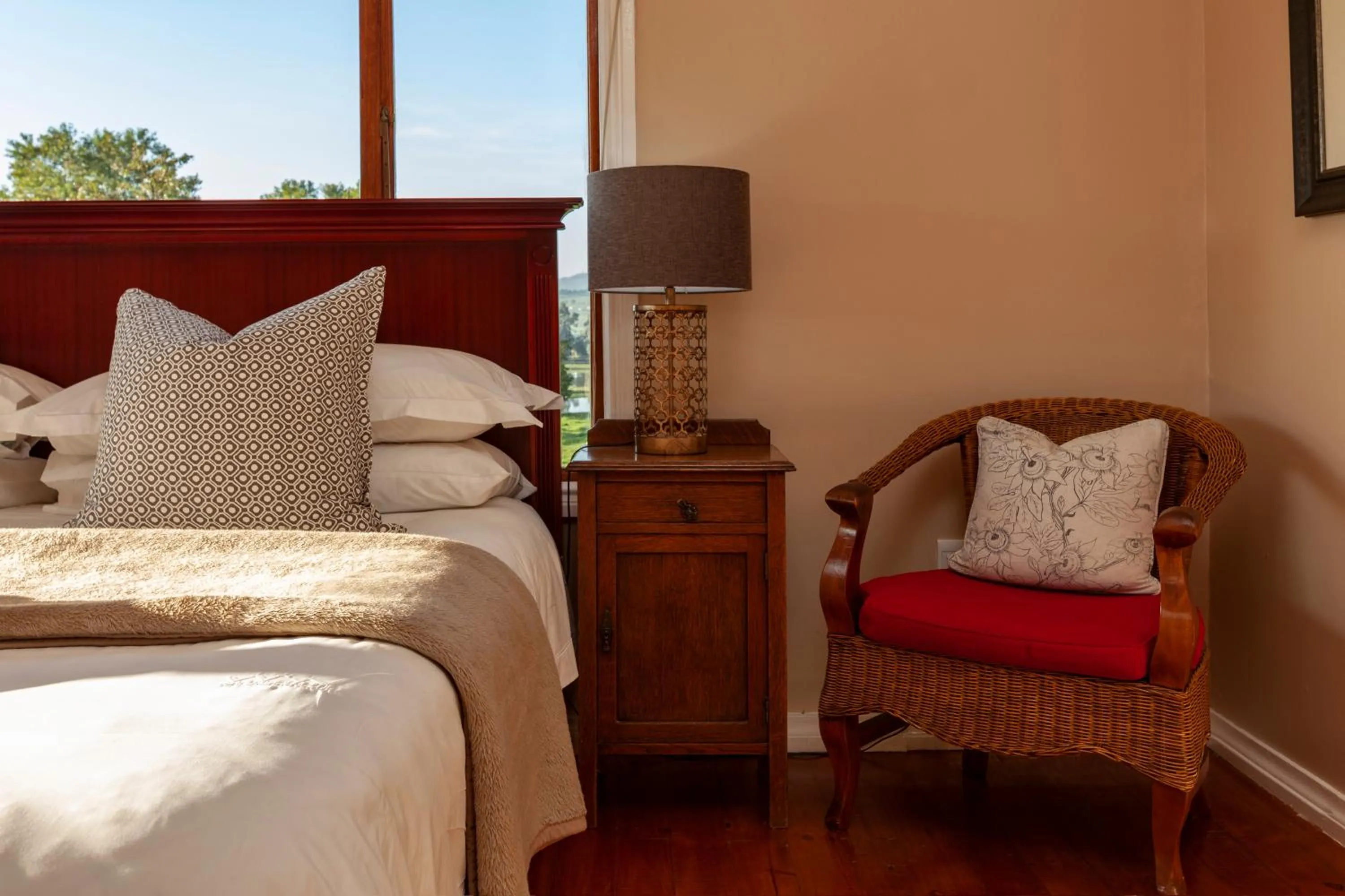 Photo of the whole room, Bed in Whispering Waters