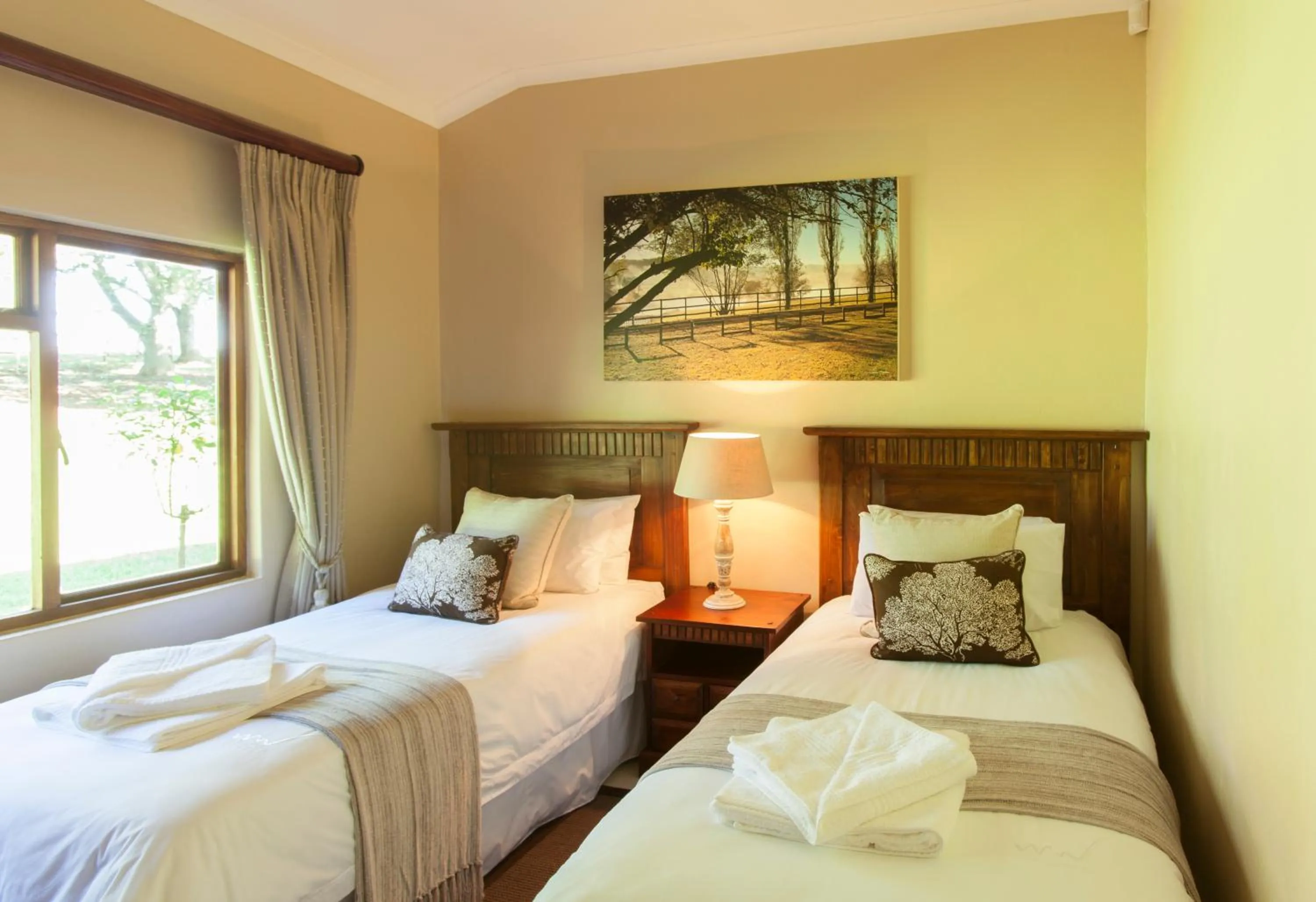 Photo of the whole room, Bed in Whispering Waters