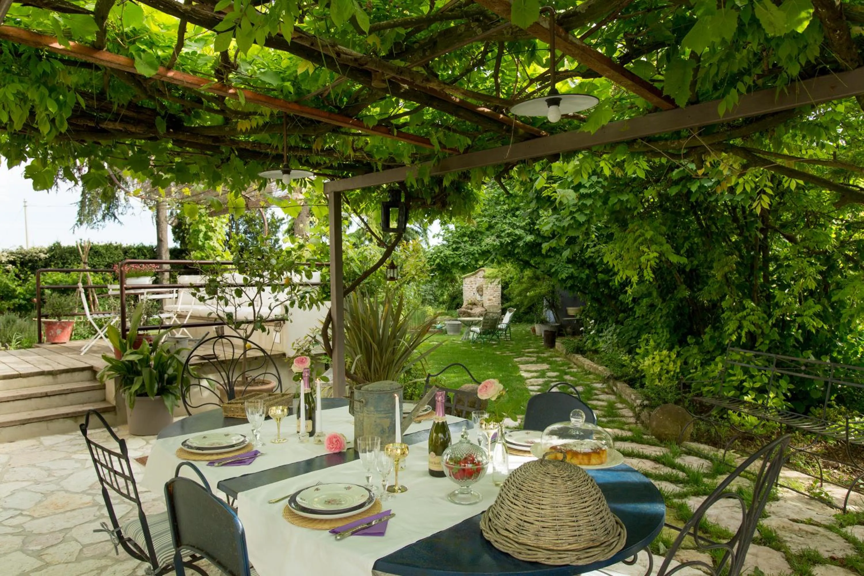 Garden in Ca'Bevilacqua Bed&Breakfast