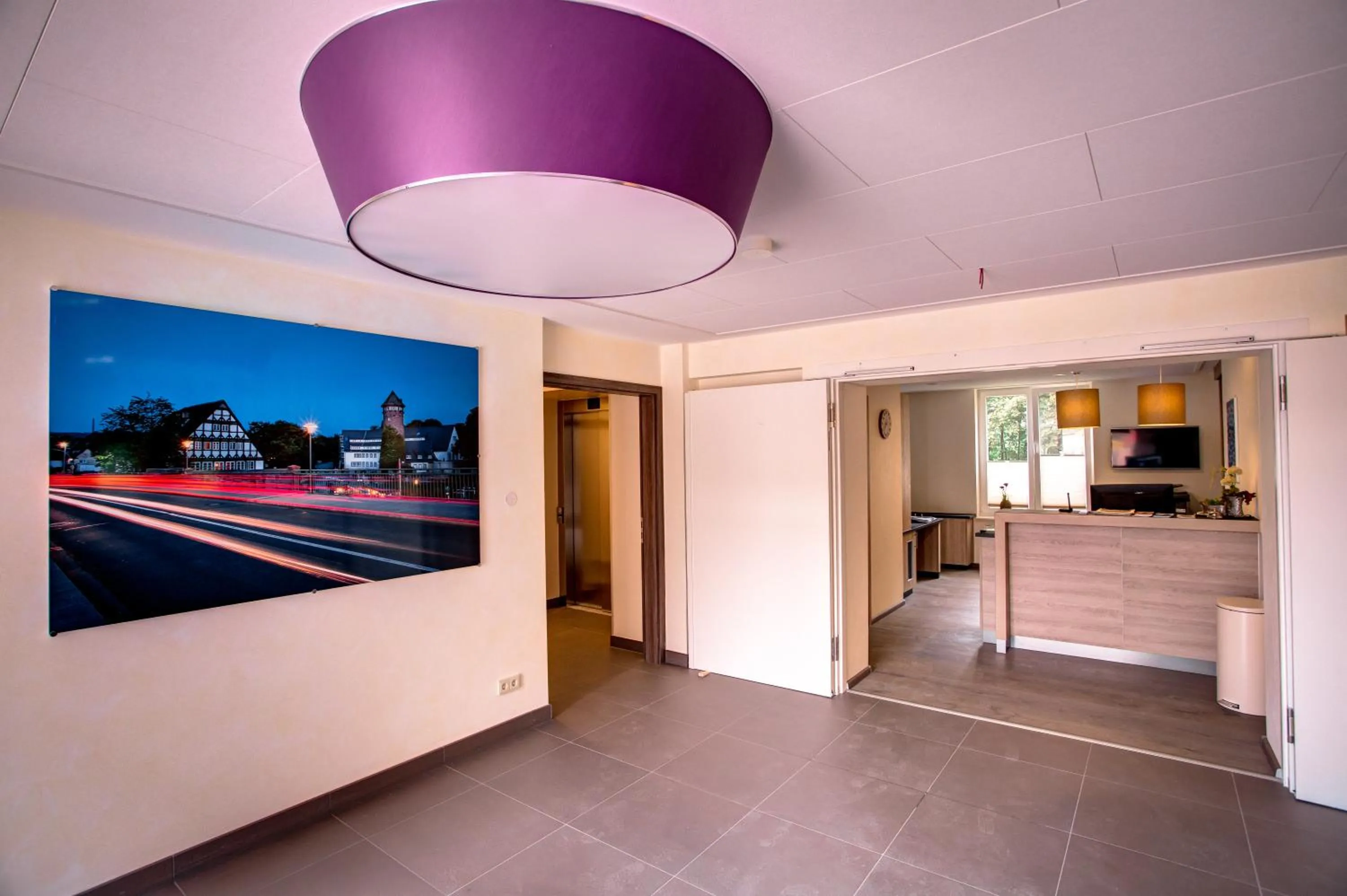 Lobby or reception in Weserhotel Schwager