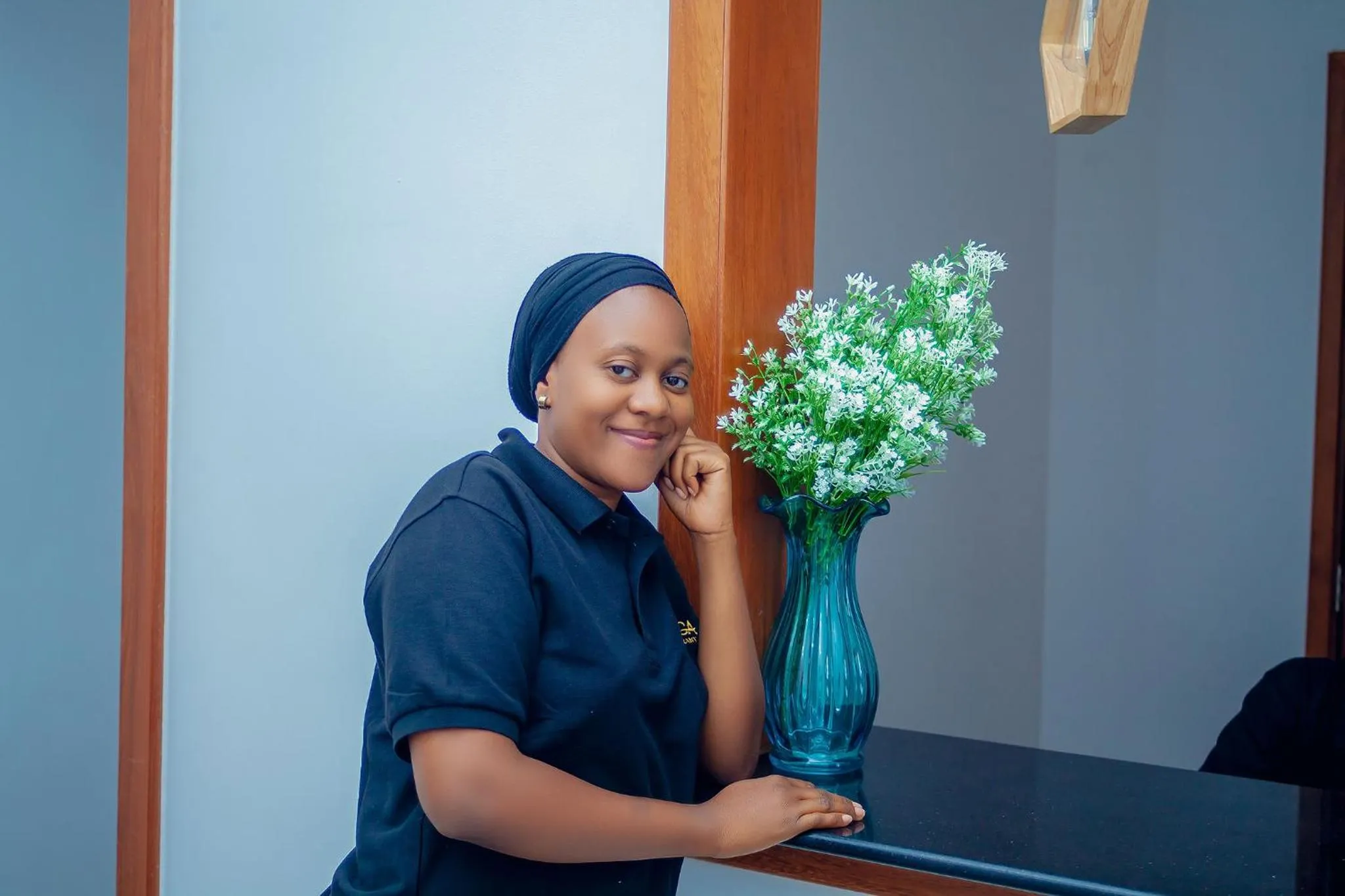 Staff in Teranga Lodge and Restaurant