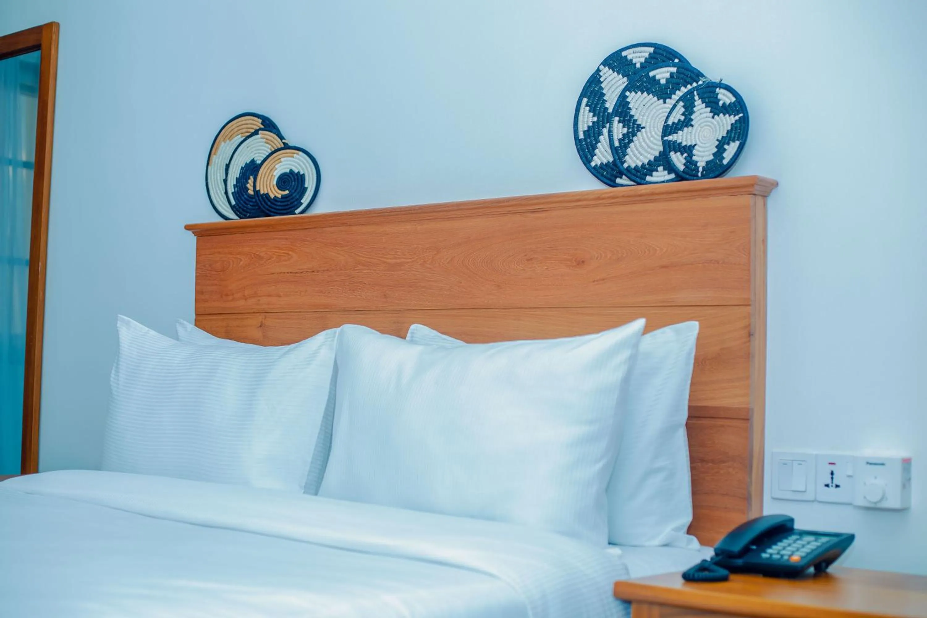 Bed in Teranga Lodge and Restaurant