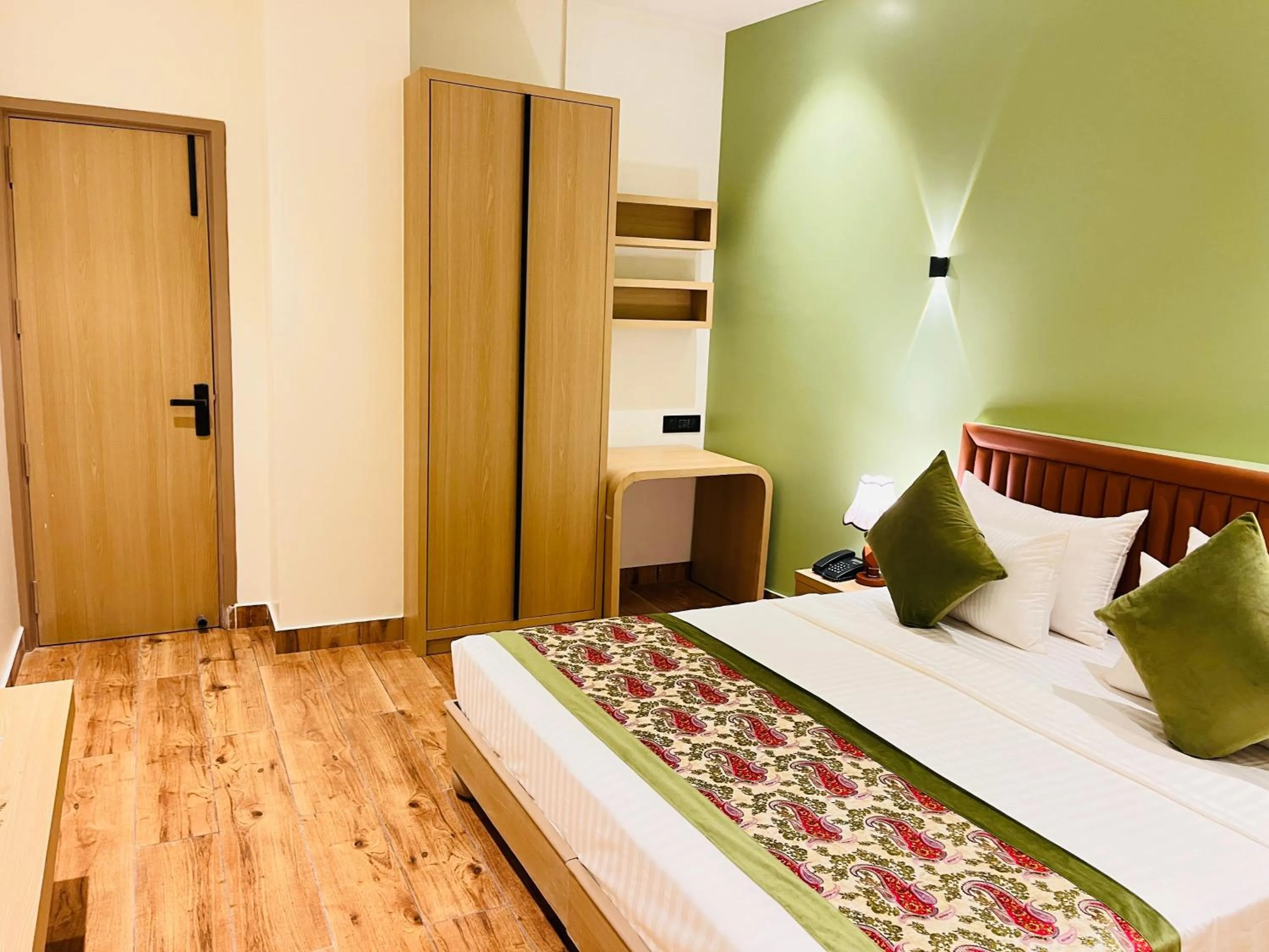 Bed in Hotel IP Swarn near Anand Vihar Vaishali Ghaziabad