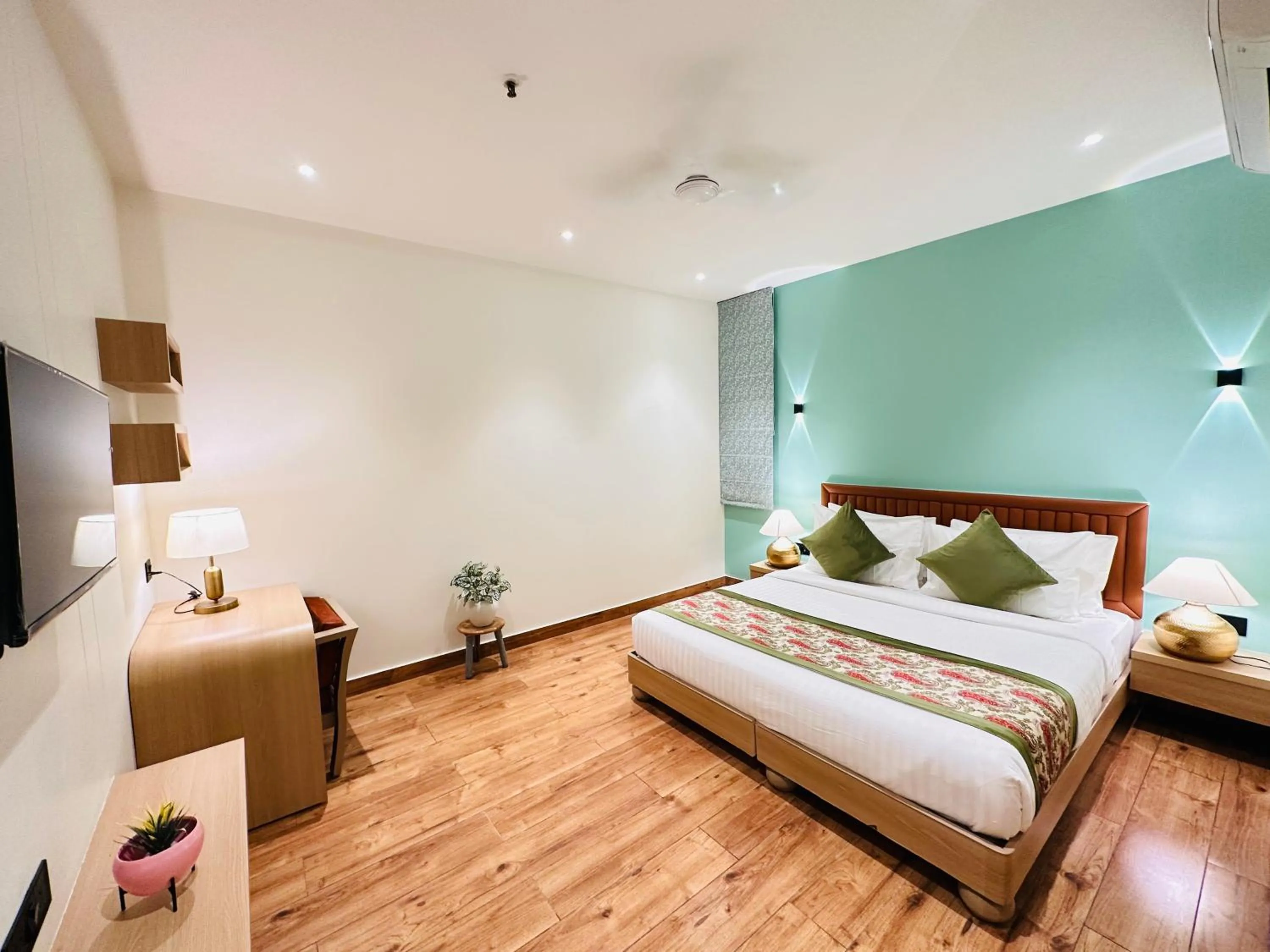 Bed in Hotel IP Swarn near Anand Vihar Vaishali Ghaziabad