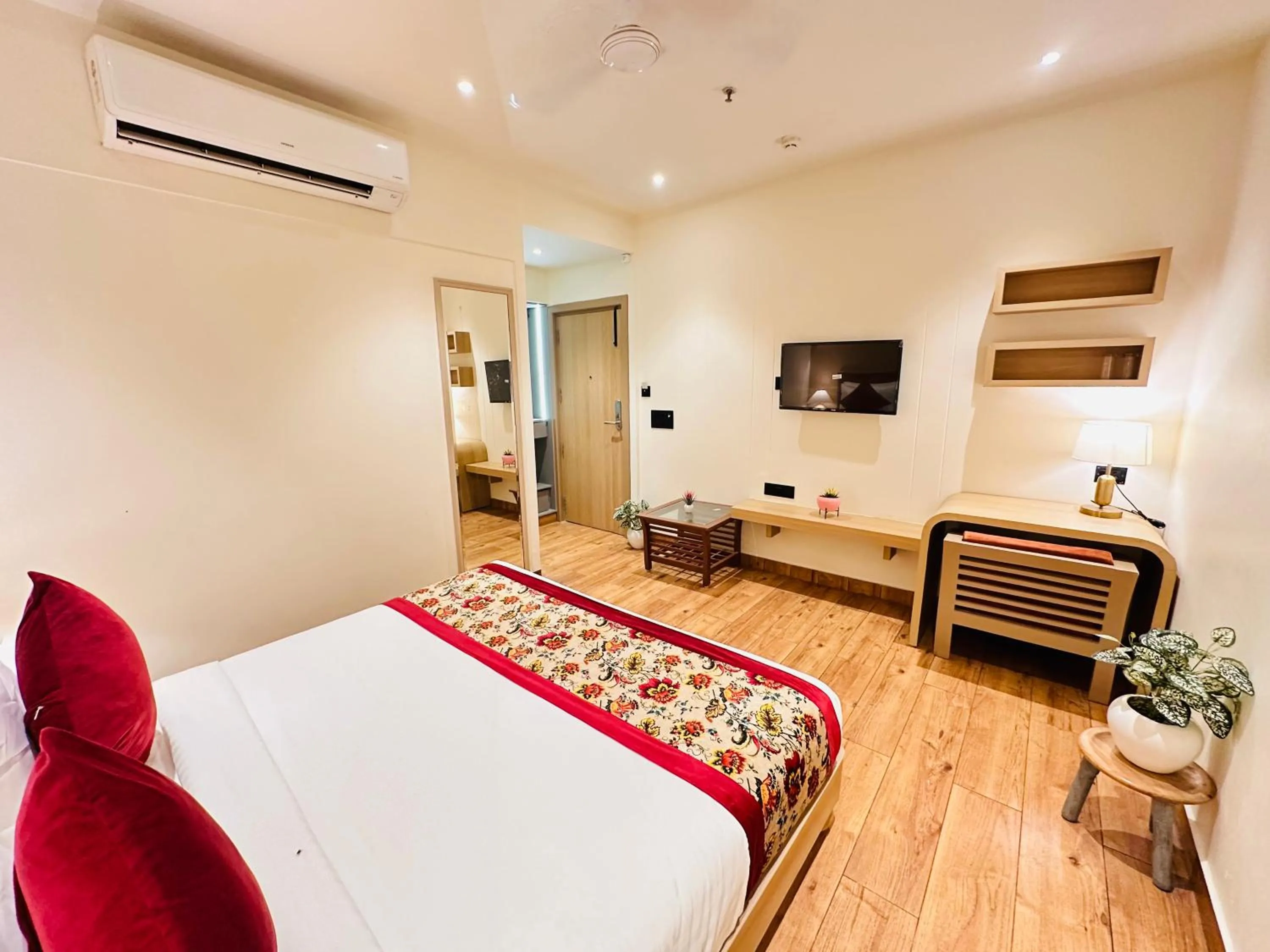 Bed in Hotel IP Swarn near Anand Vihar Vaishali Ghaziabad