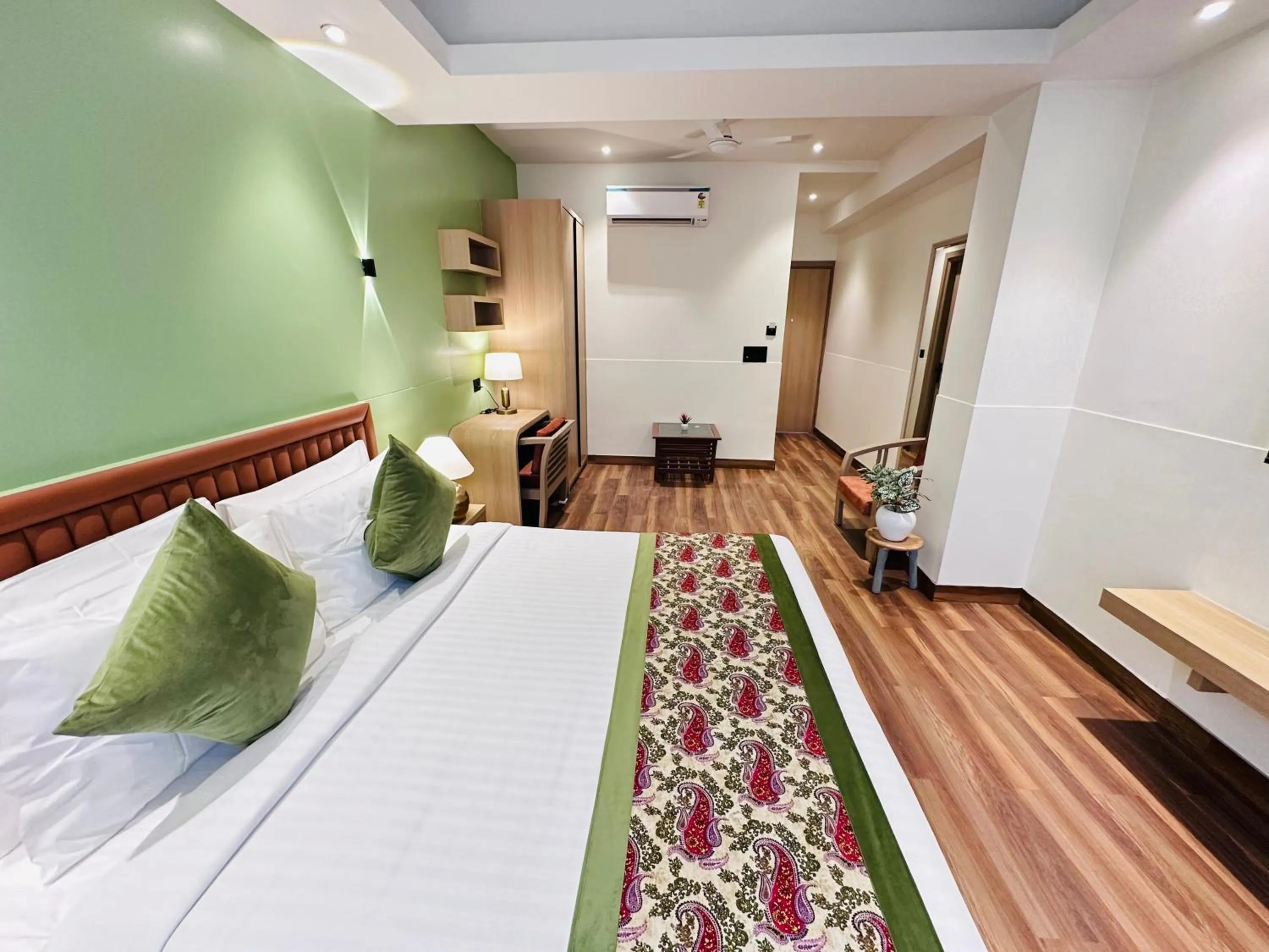 Bed in Hotel IP Swarn near Anand Vihar Vaishali Ghaziabad