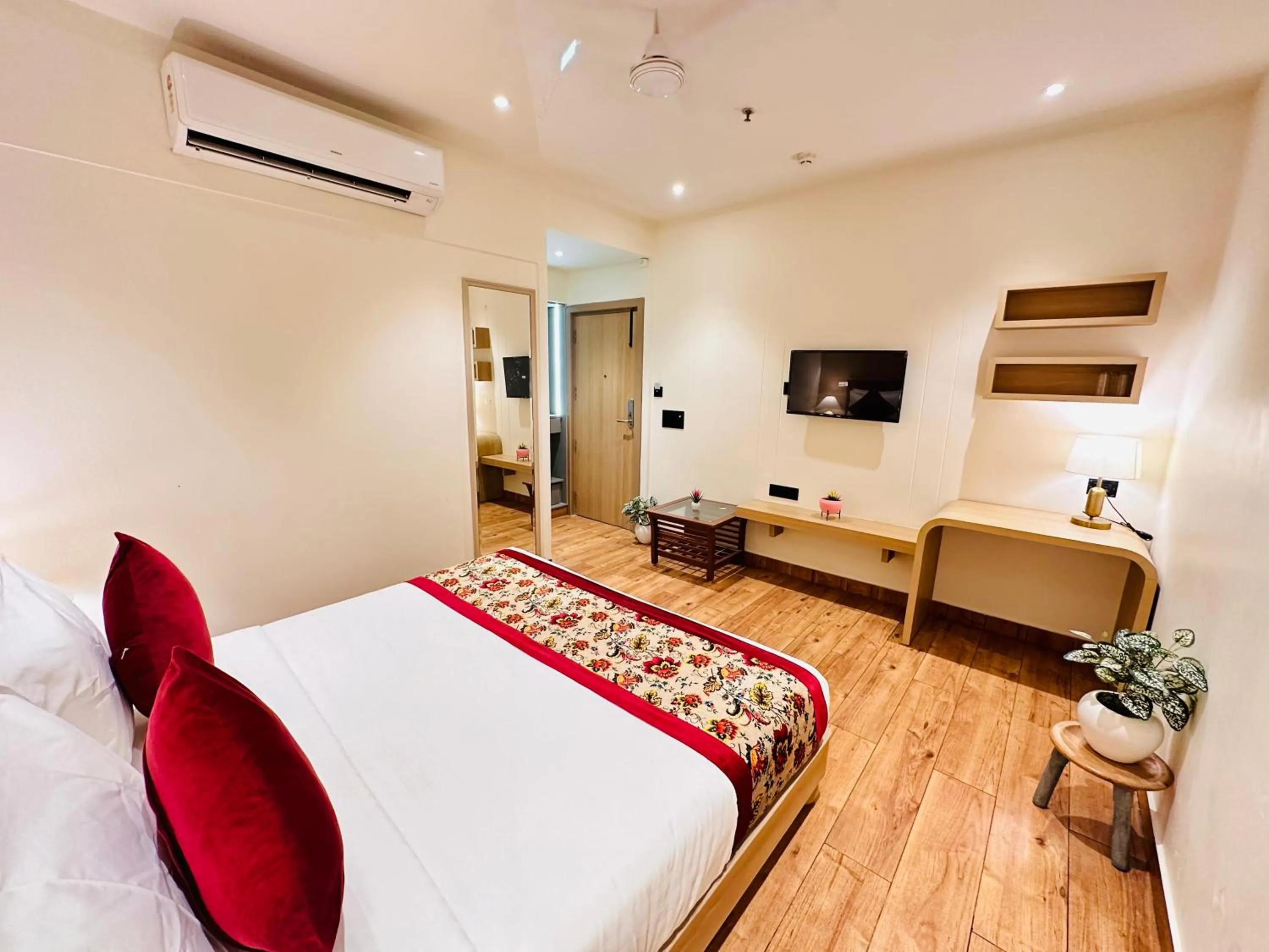 Bed in Hotel IP Swarn near Anand Vihar Vaishali Ghaziabad