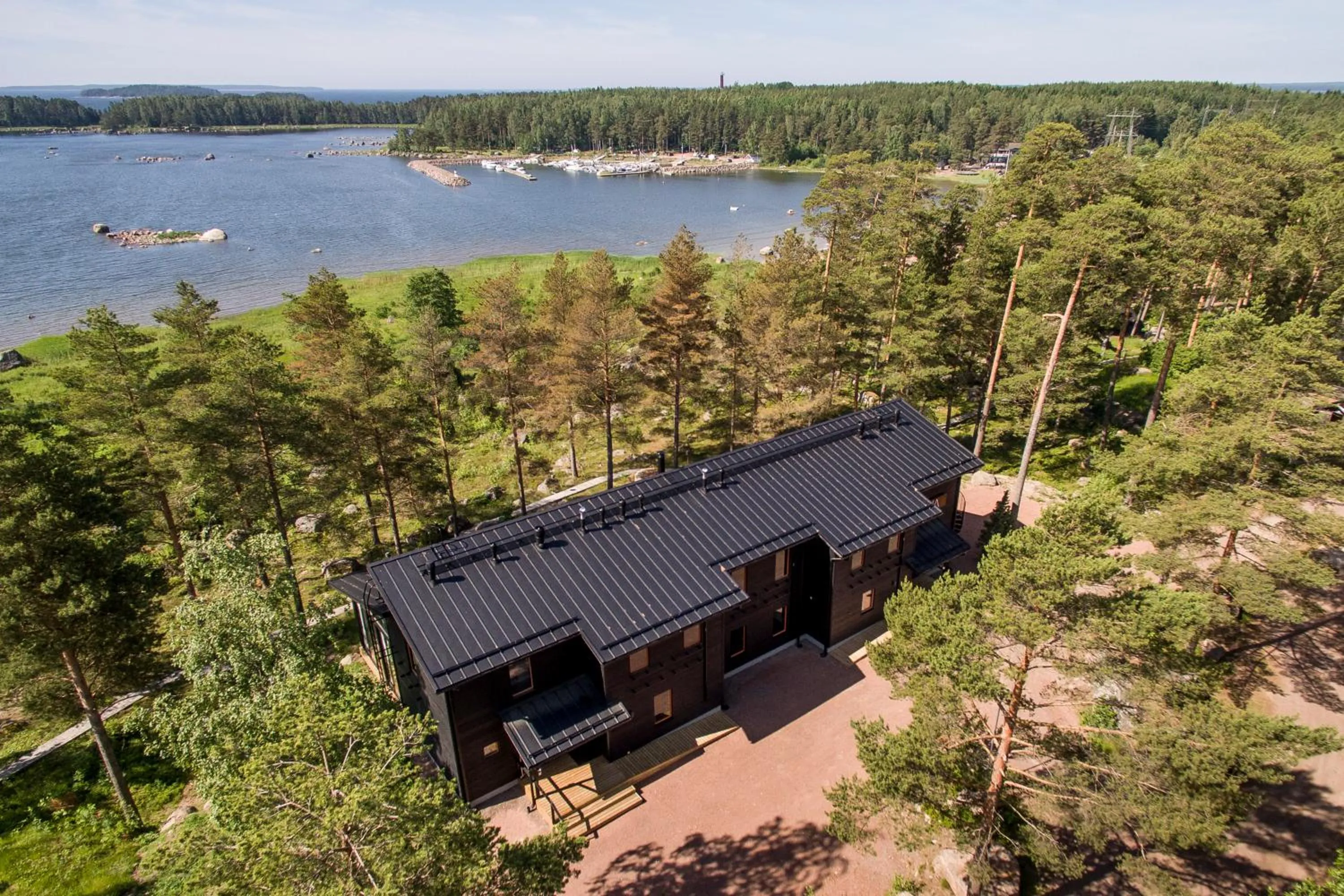 Bird's eye view in Santalahti Resort Cottages & Villas
