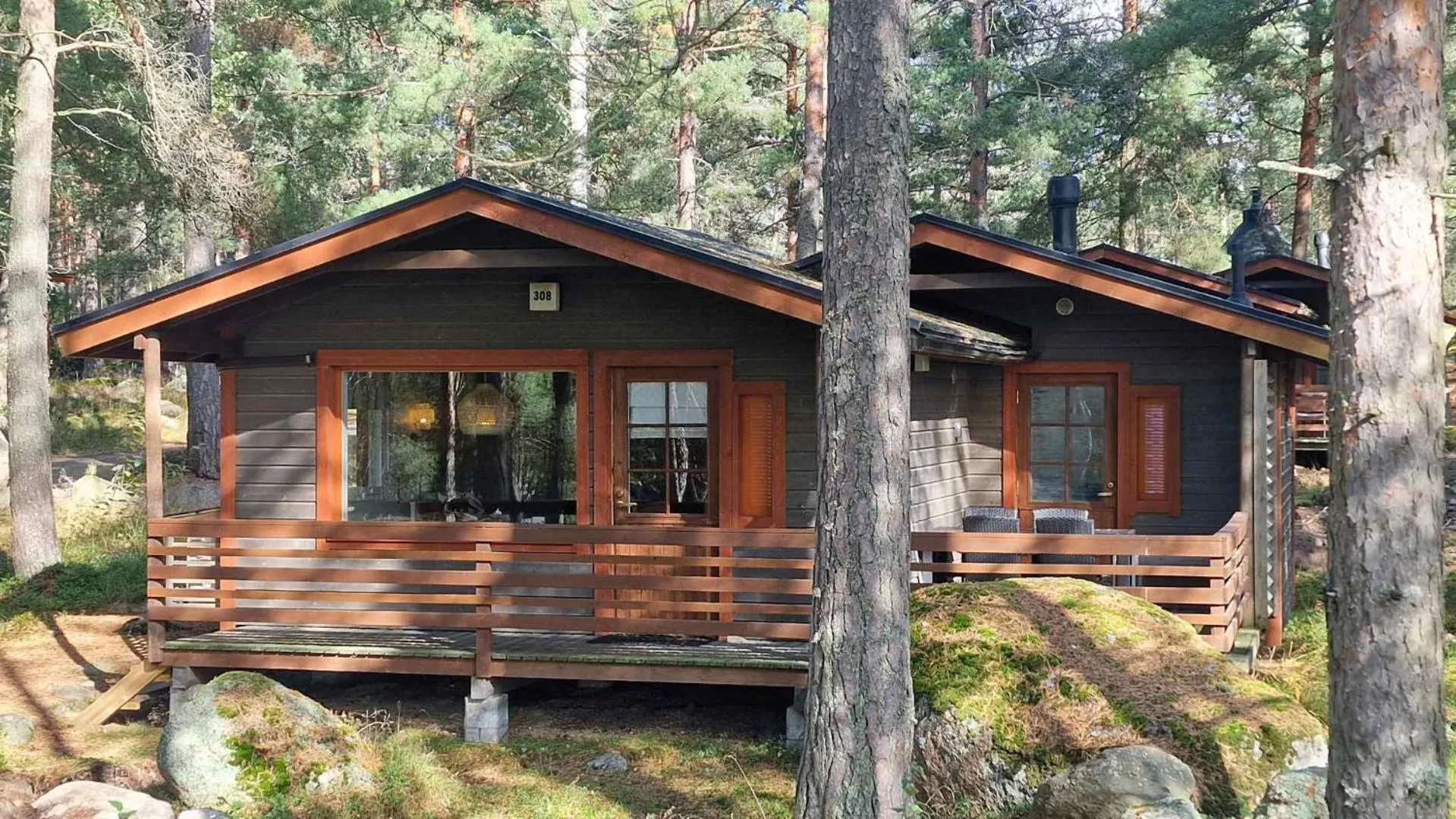 Patio in Santalahti Resort Cottages & Villas