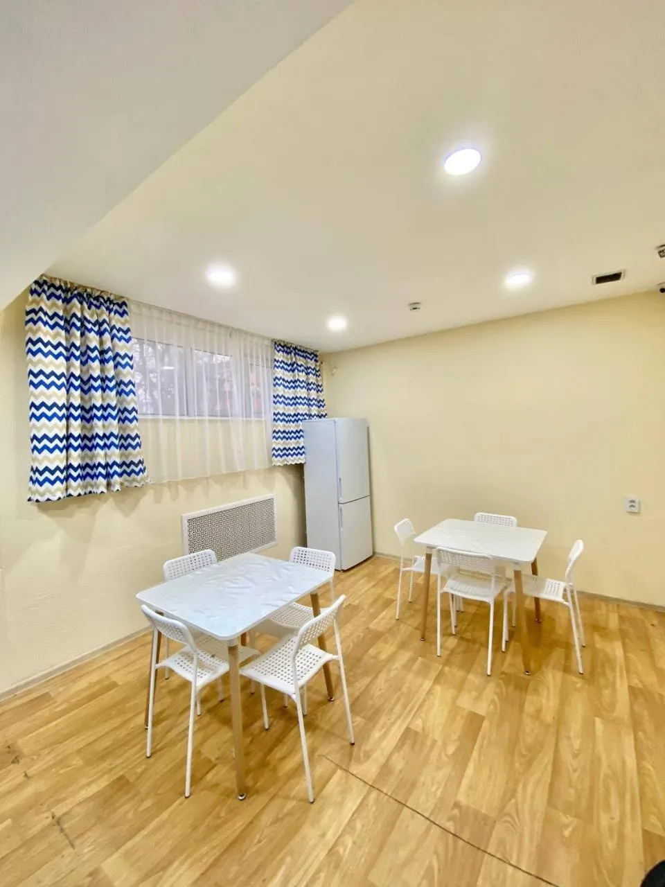 Dining area in Alma-Ata Hostel