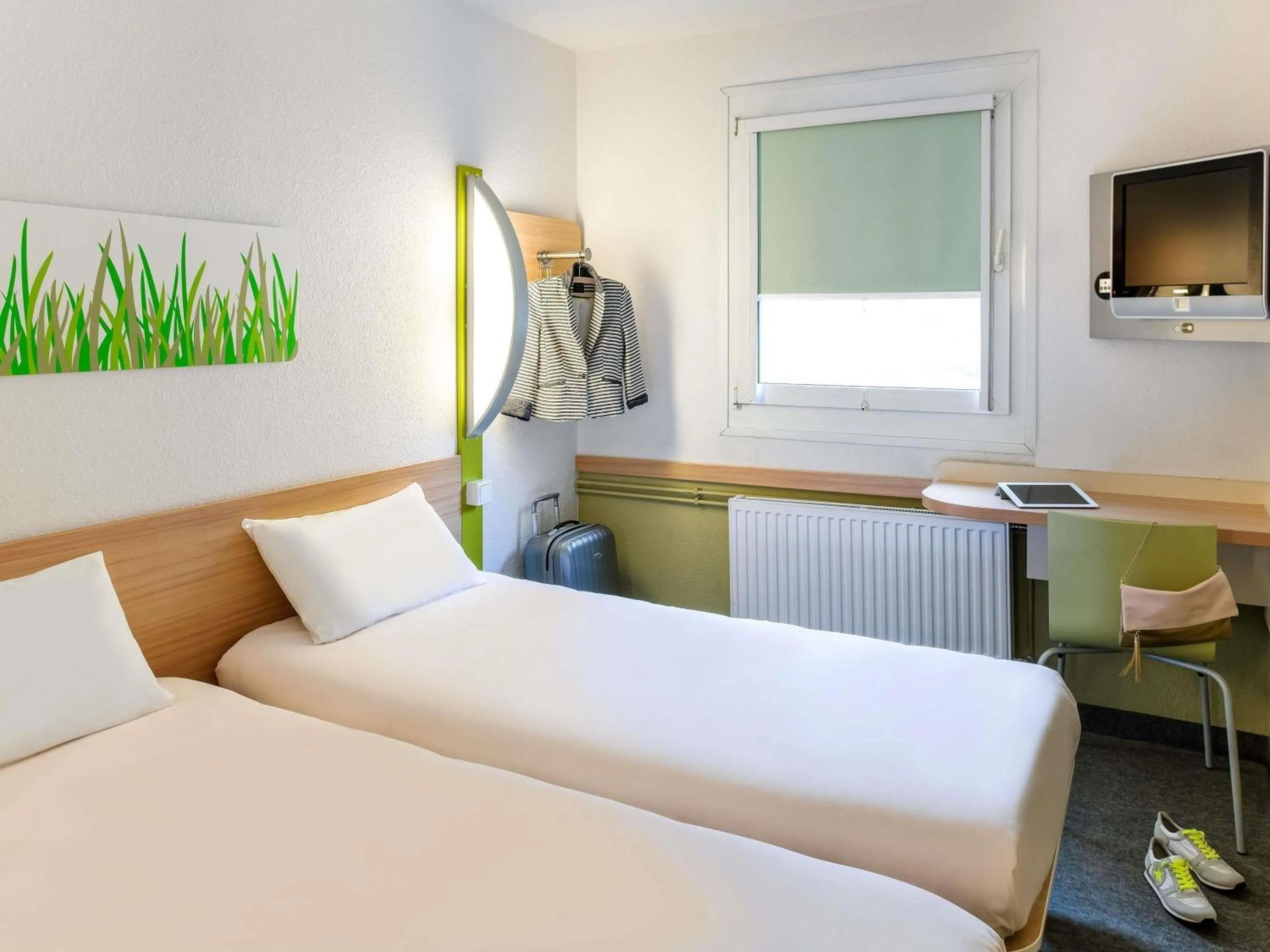 Bedroom, Bed in Ibis budget Osnabrück City