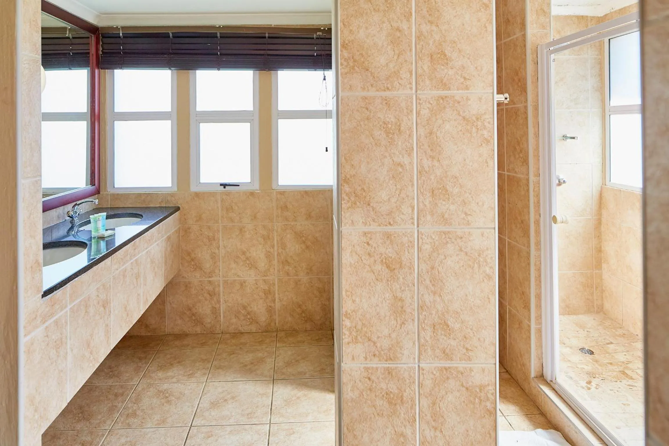 Bathroom in First Group Midlands Saddle and Trout