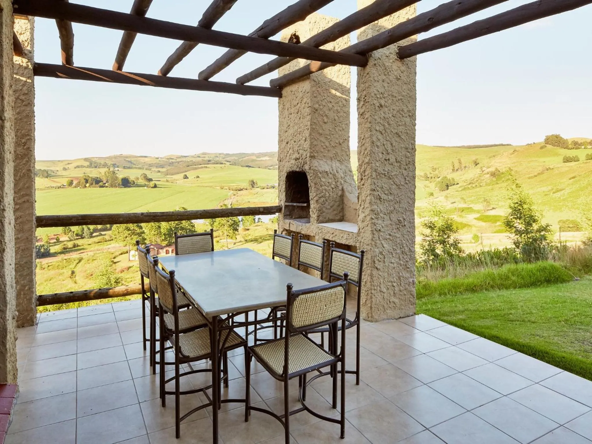 Patio in First Group Midlands Saddle and Trout