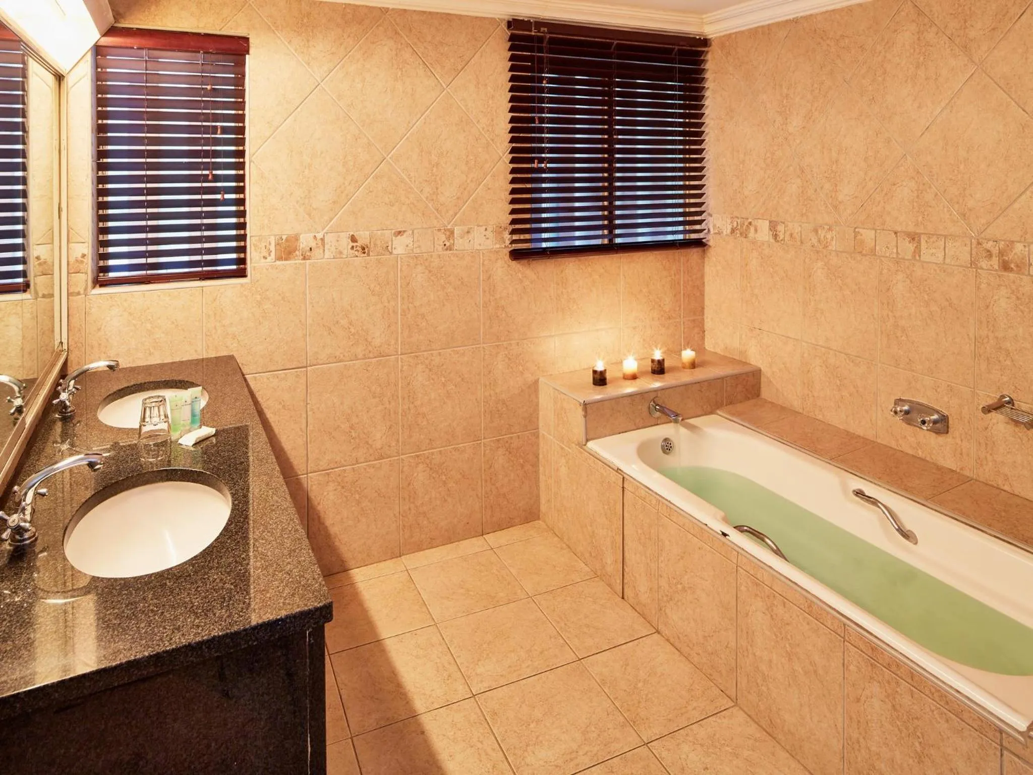 Bathroom in First Group Midlands Saddle and Trout