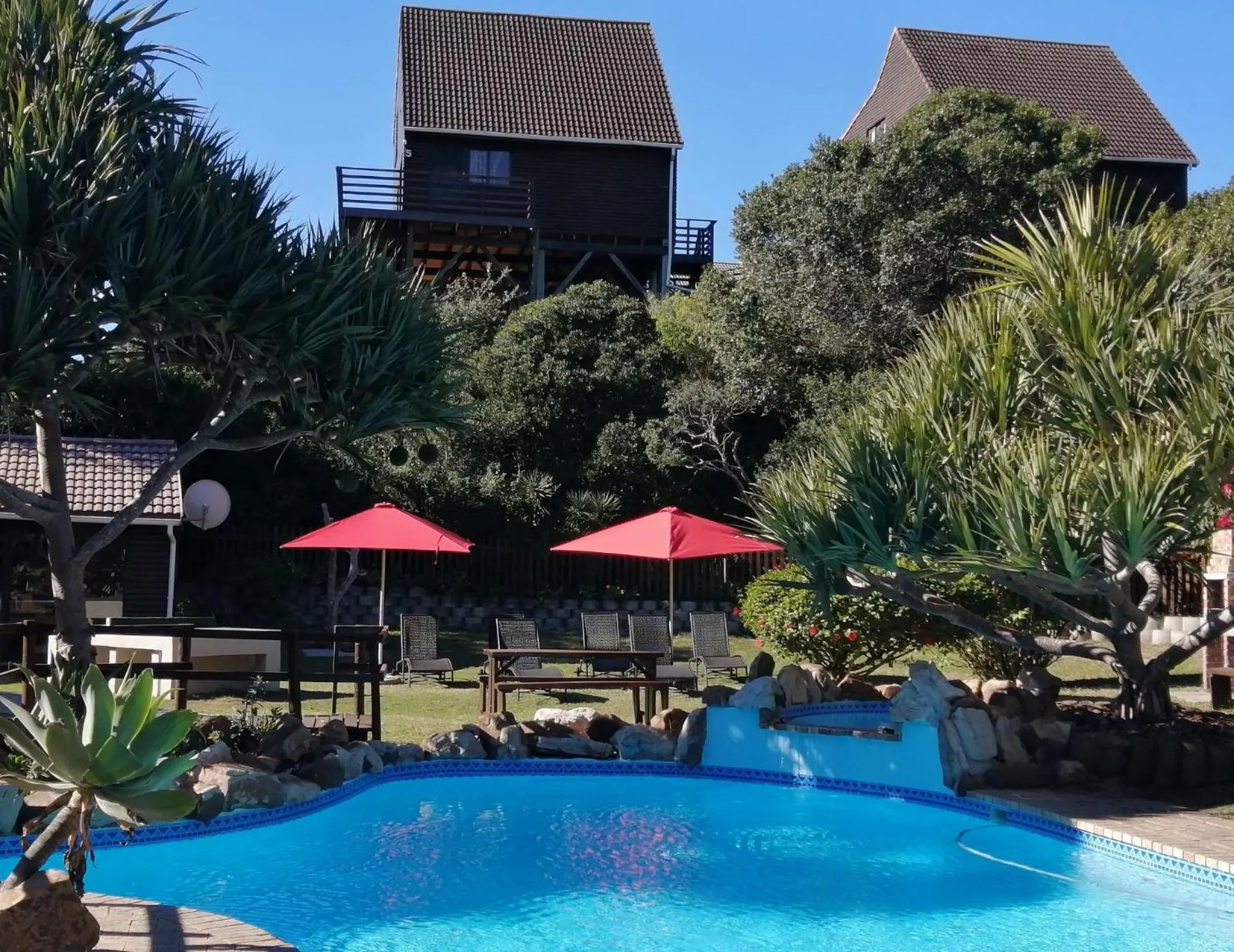 Swimming pool in First Group Kowie River Chalets