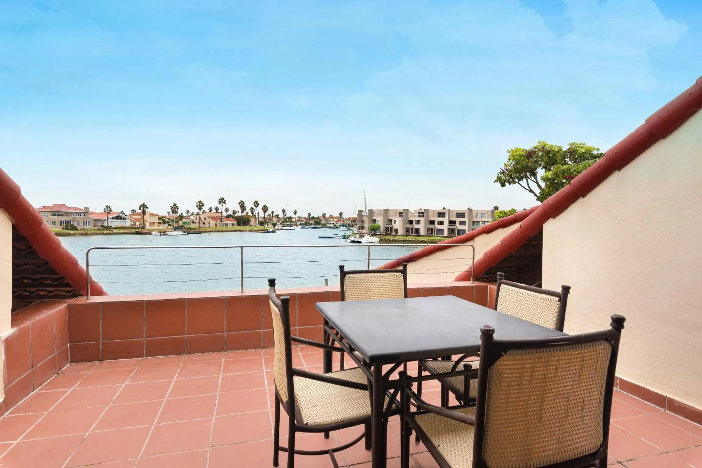 Patio in First Group Port Owen Marina