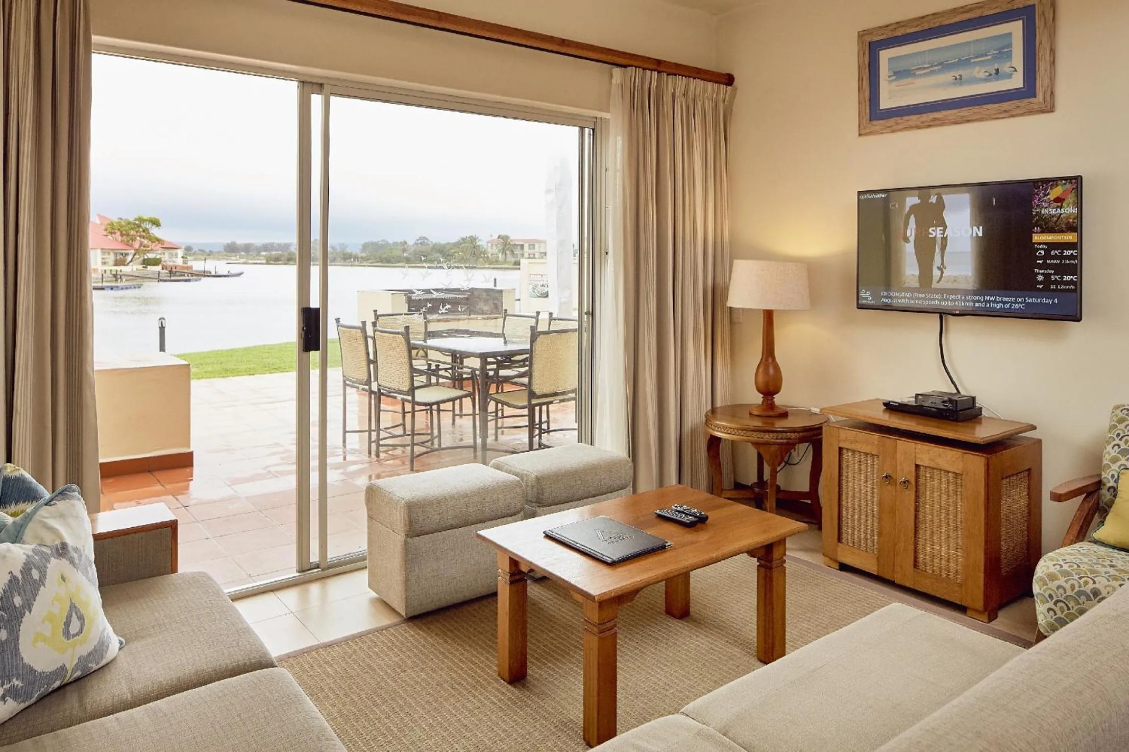 Living room in First Group Port Owen Marina
