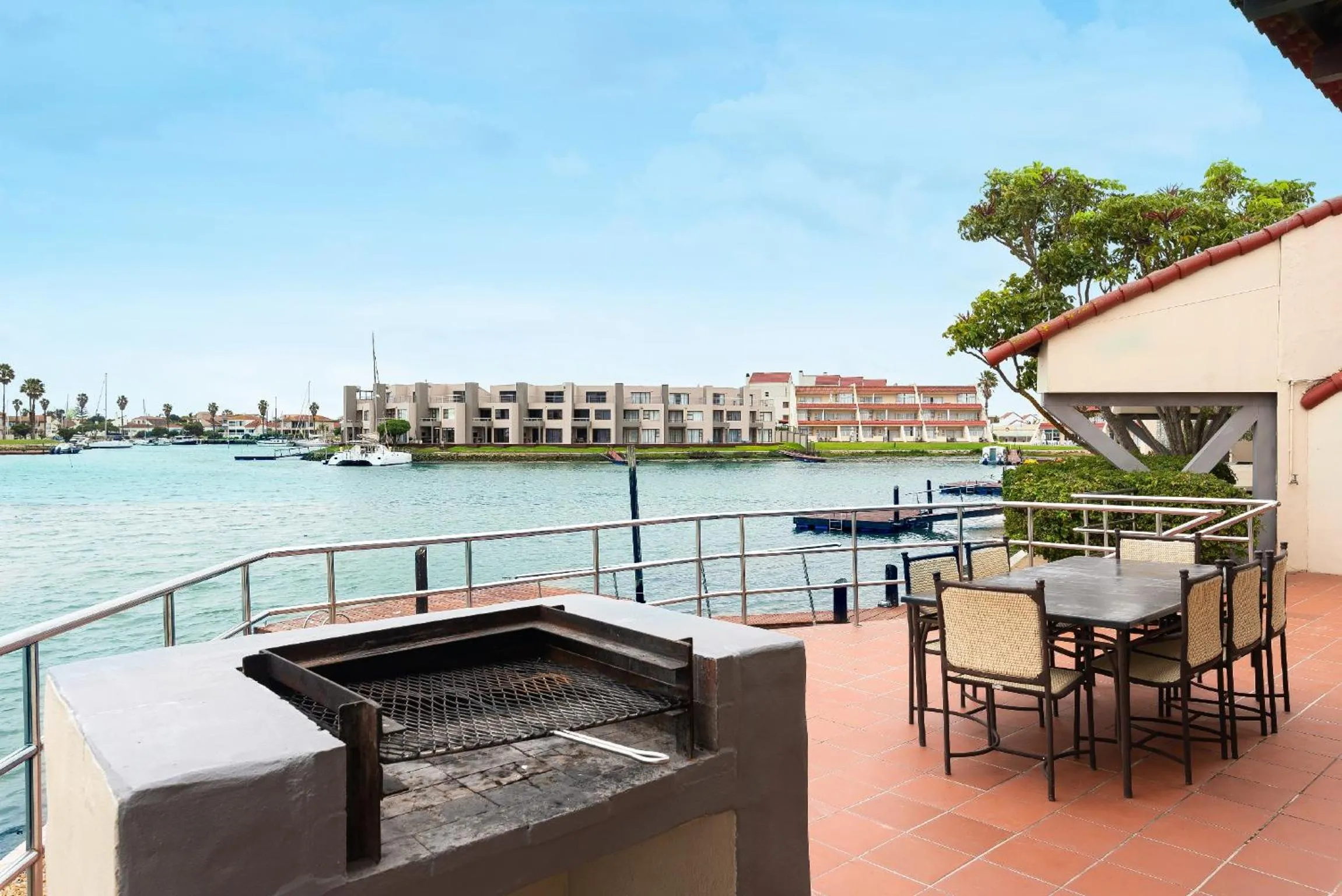 Patio in First Group Port Owen Marina