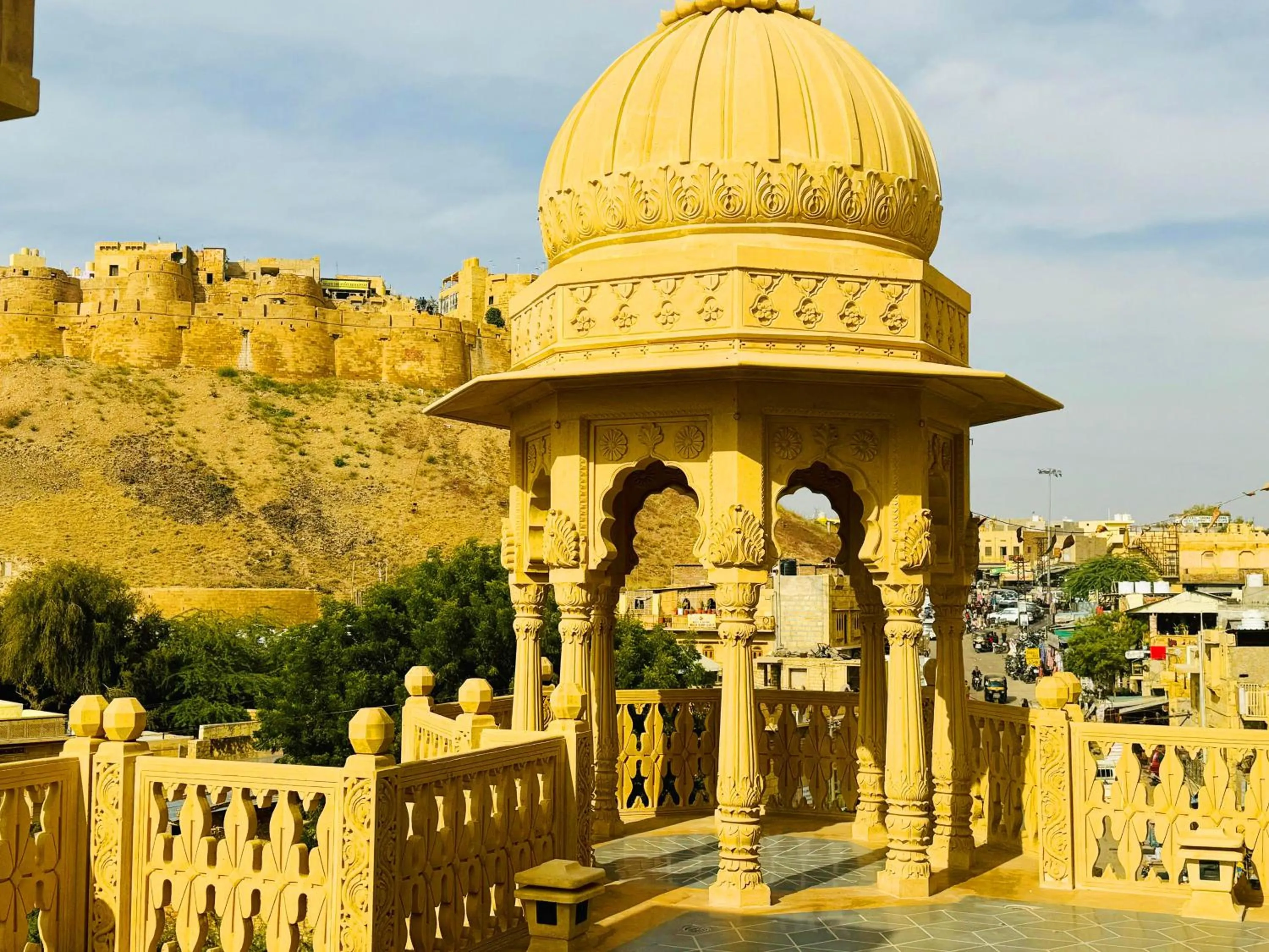 Natural landscape in Guulab Haveli - Opp Fort