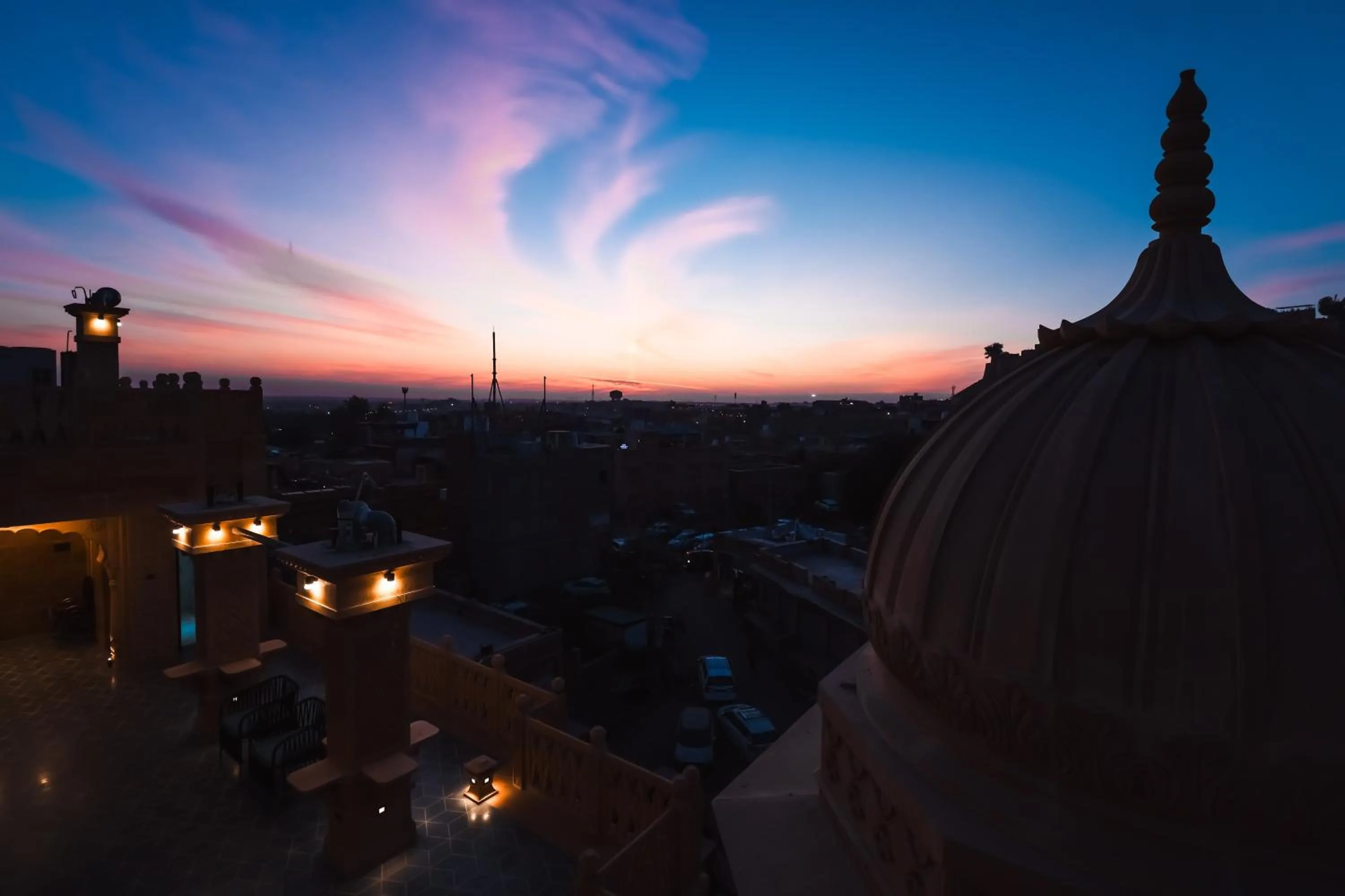 City view in Guulab Haveli - Opp Fort