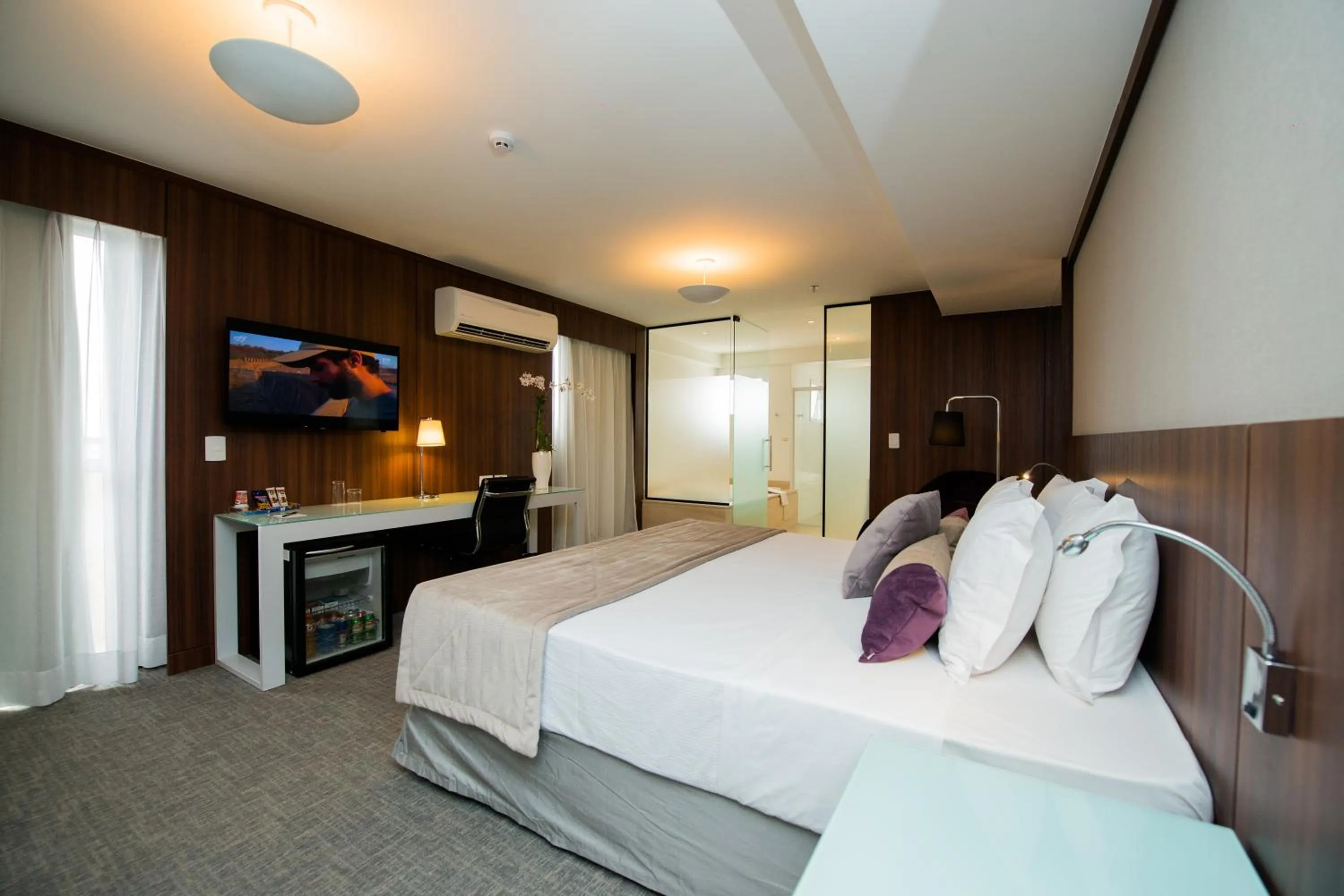 Bed in Blue Tree Towers Bauru