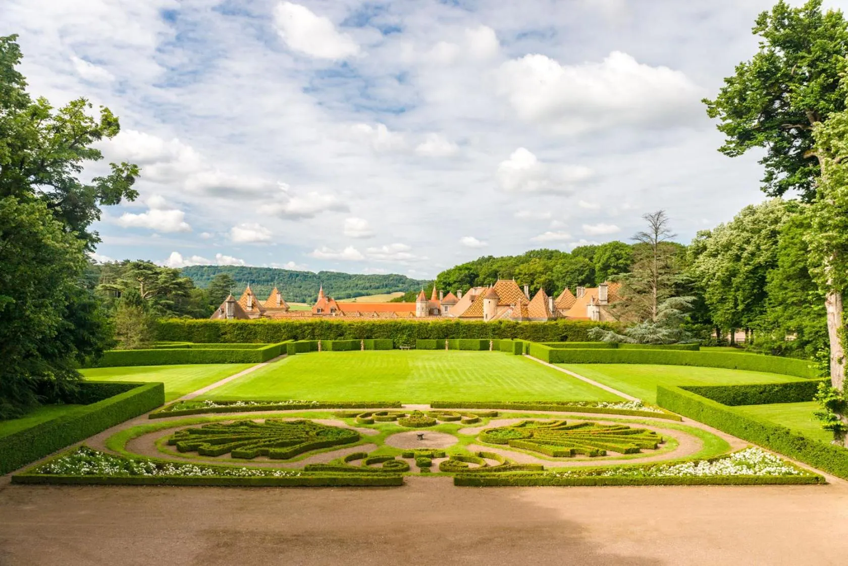 Garden in Château de Bournel