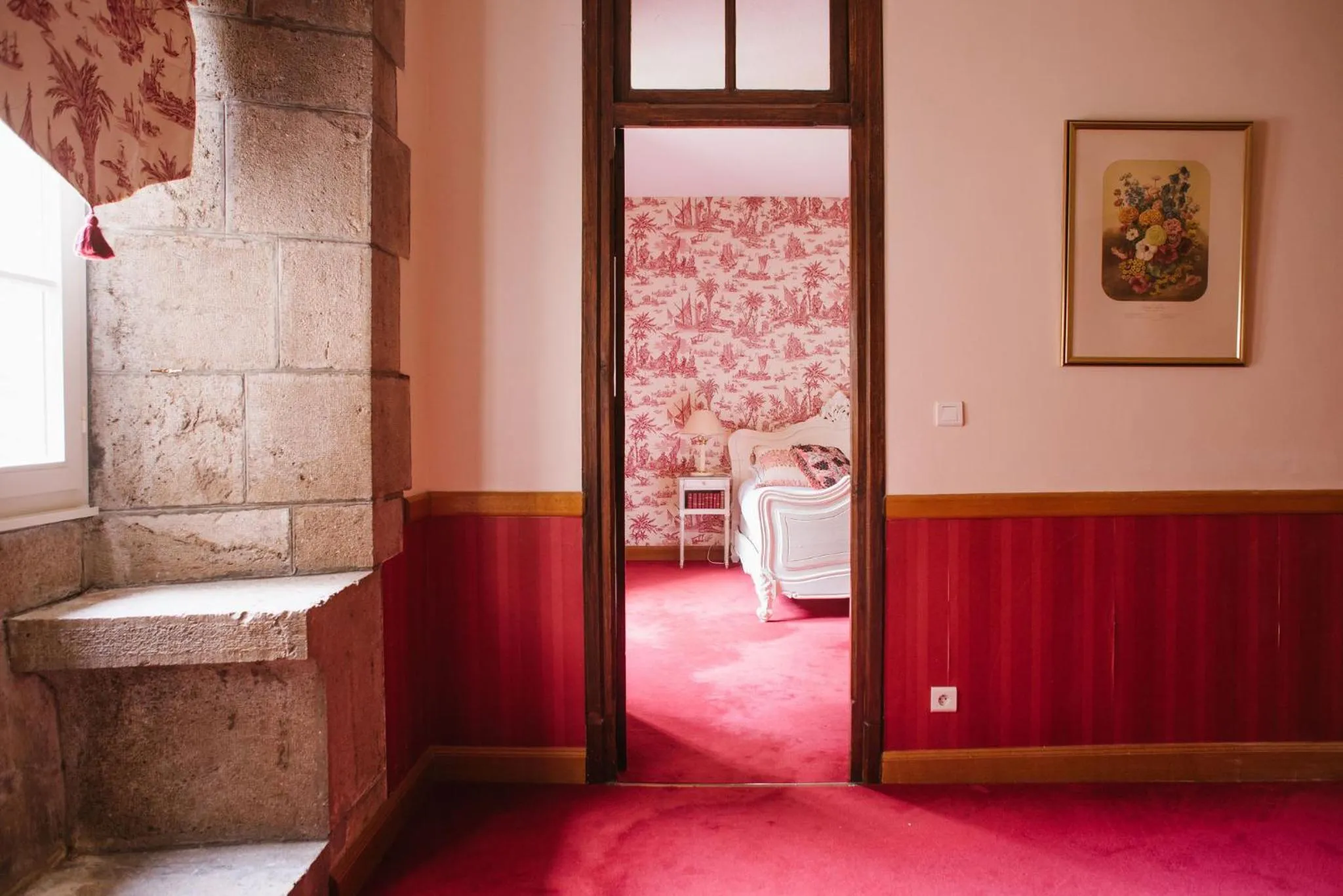 Bed in Château de Bournel