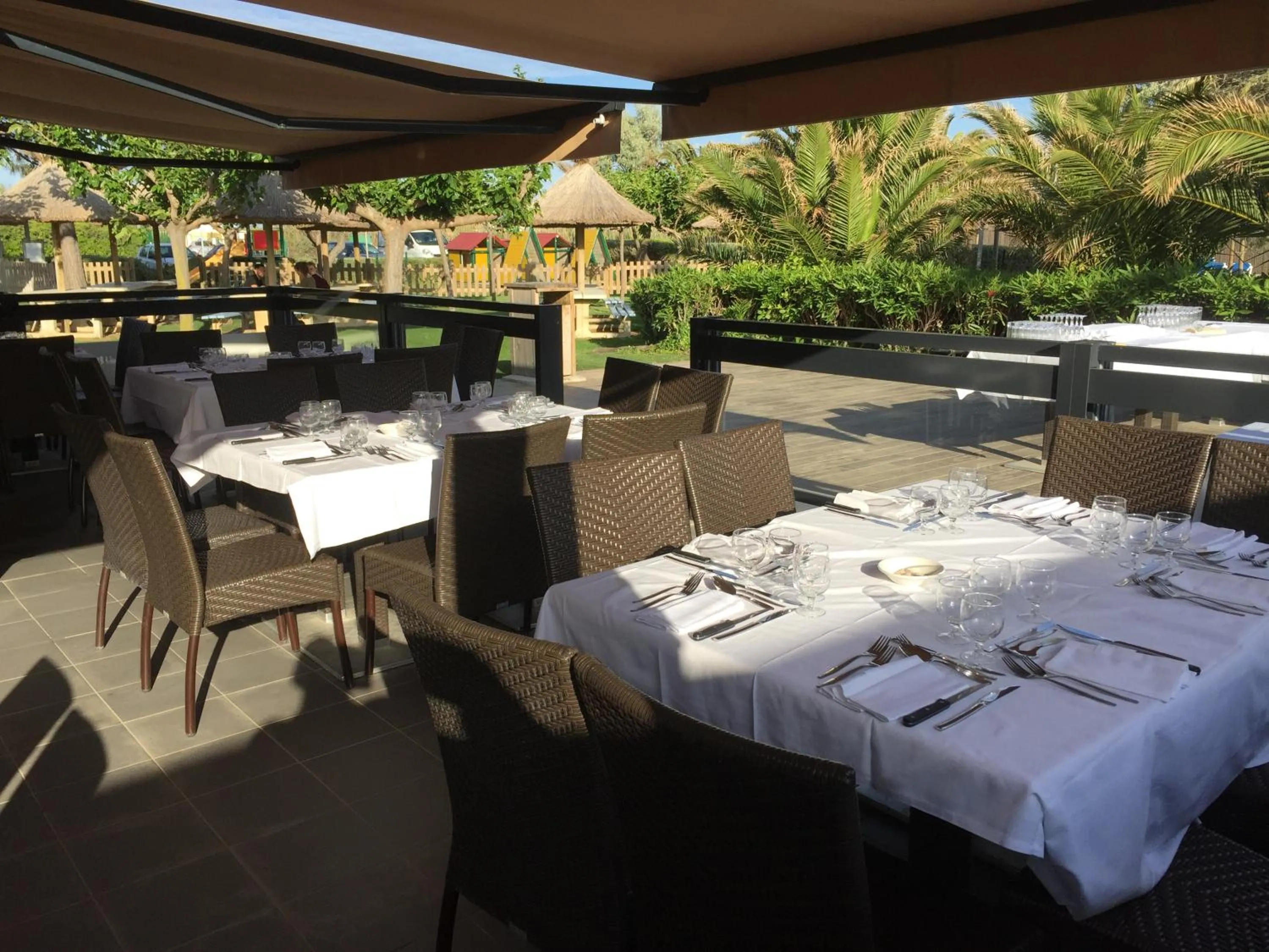 Garden in Hôtel Club la Font des Horts