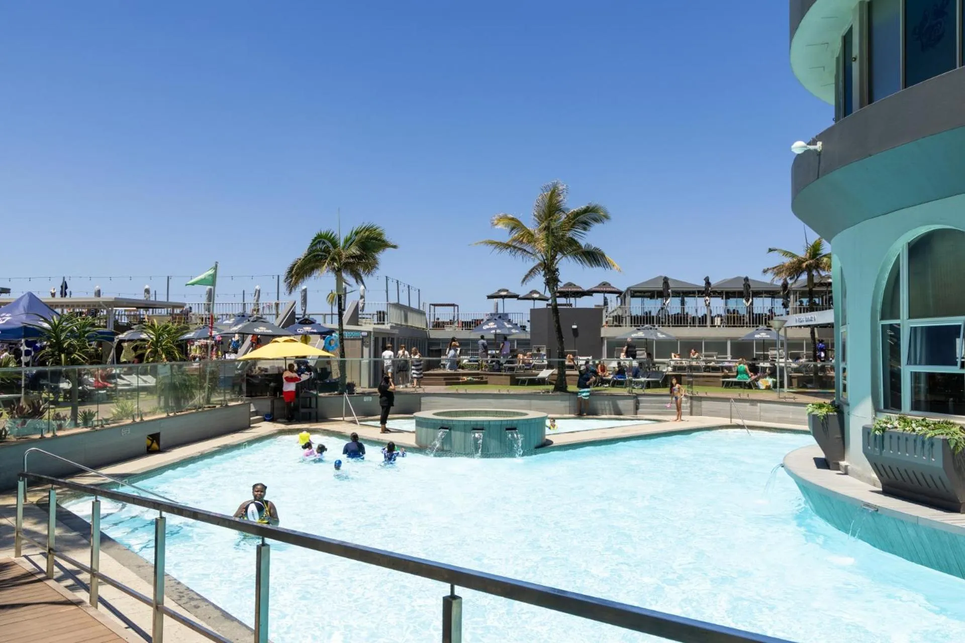 Swimming pool in First Group La Montagne