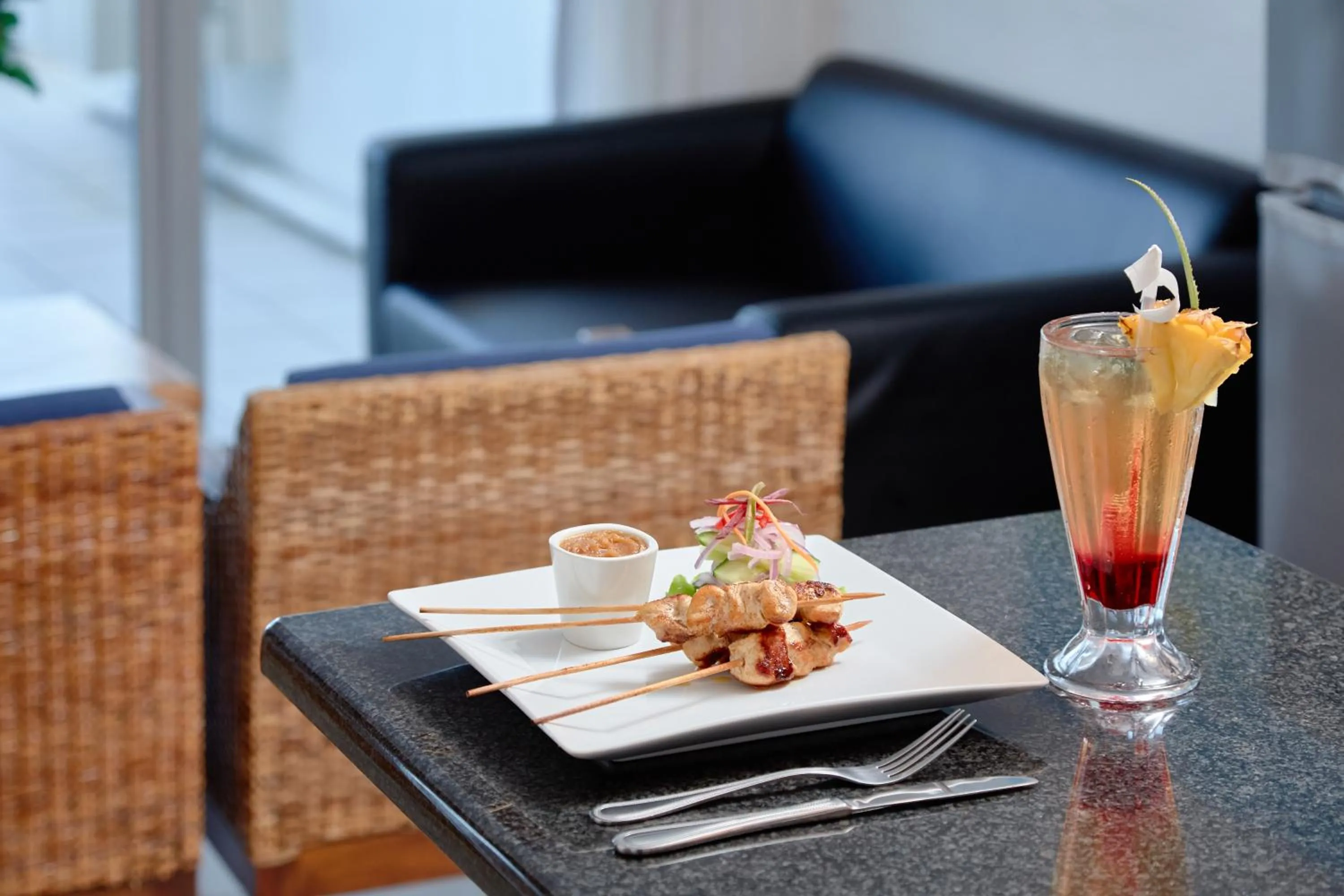 Dining area in First Group La Montagne