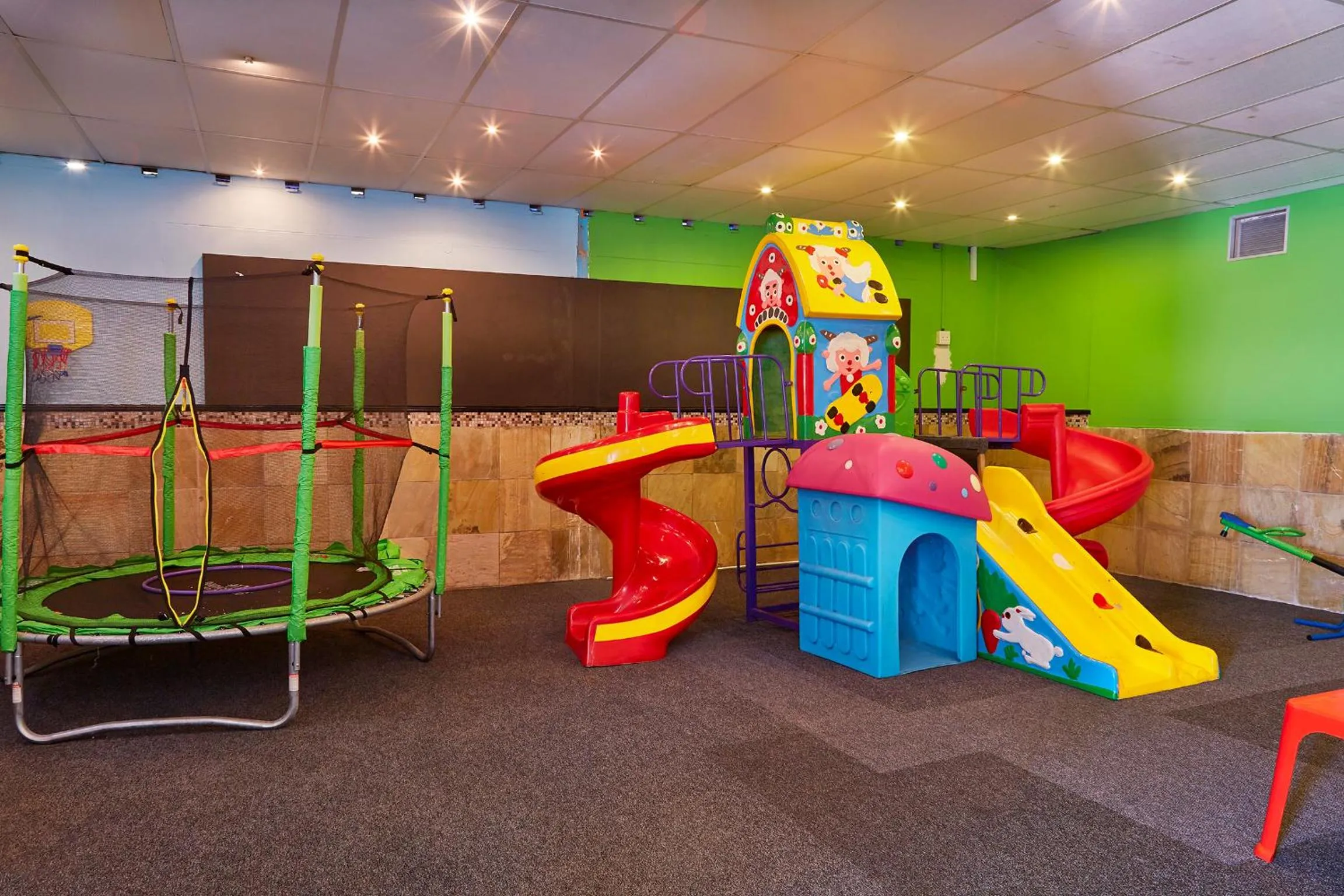 Children play ground in First Group La Montagne