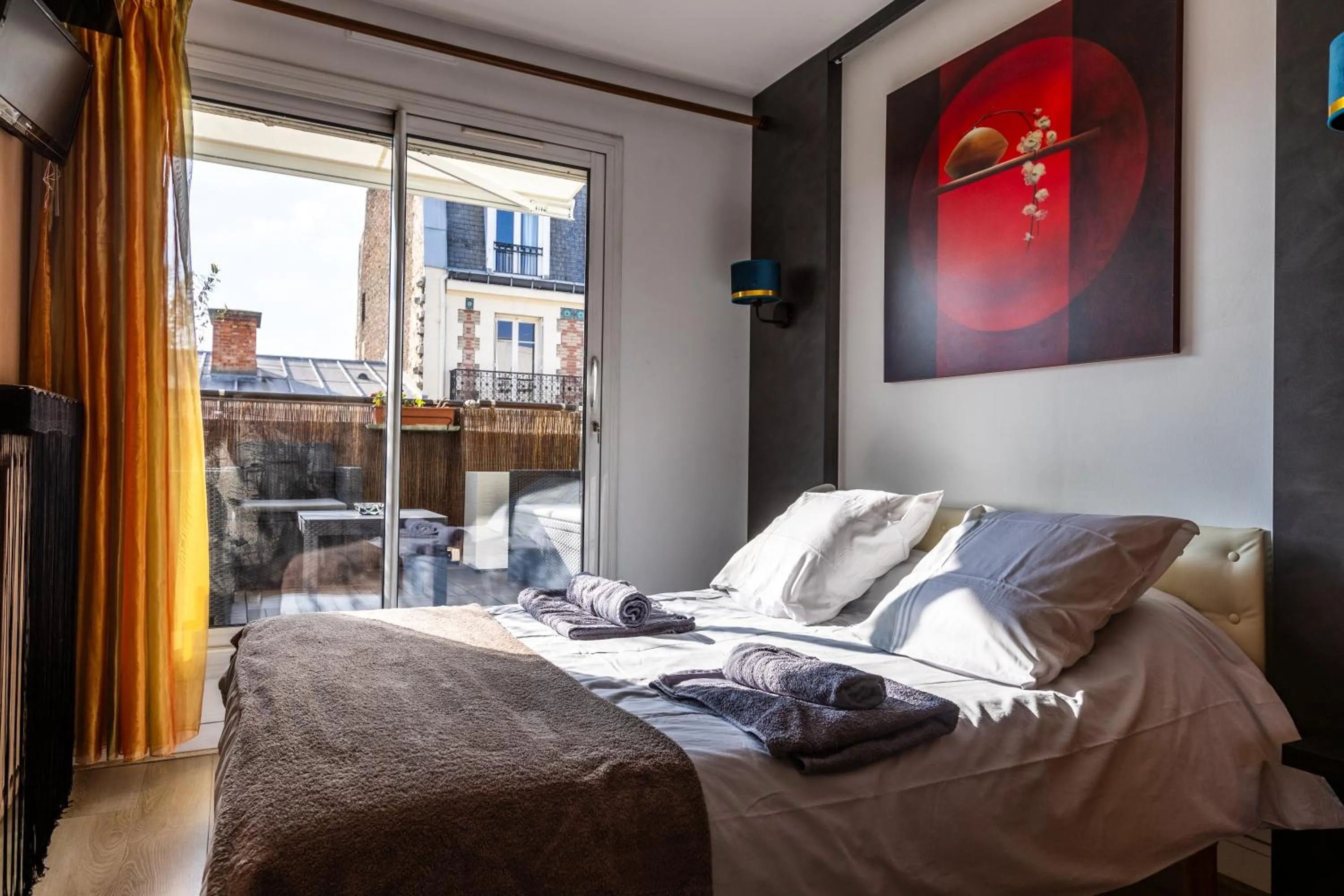 Bed in Chambre d'Amis - Chambres d'Hôtes-B&B-Guest House