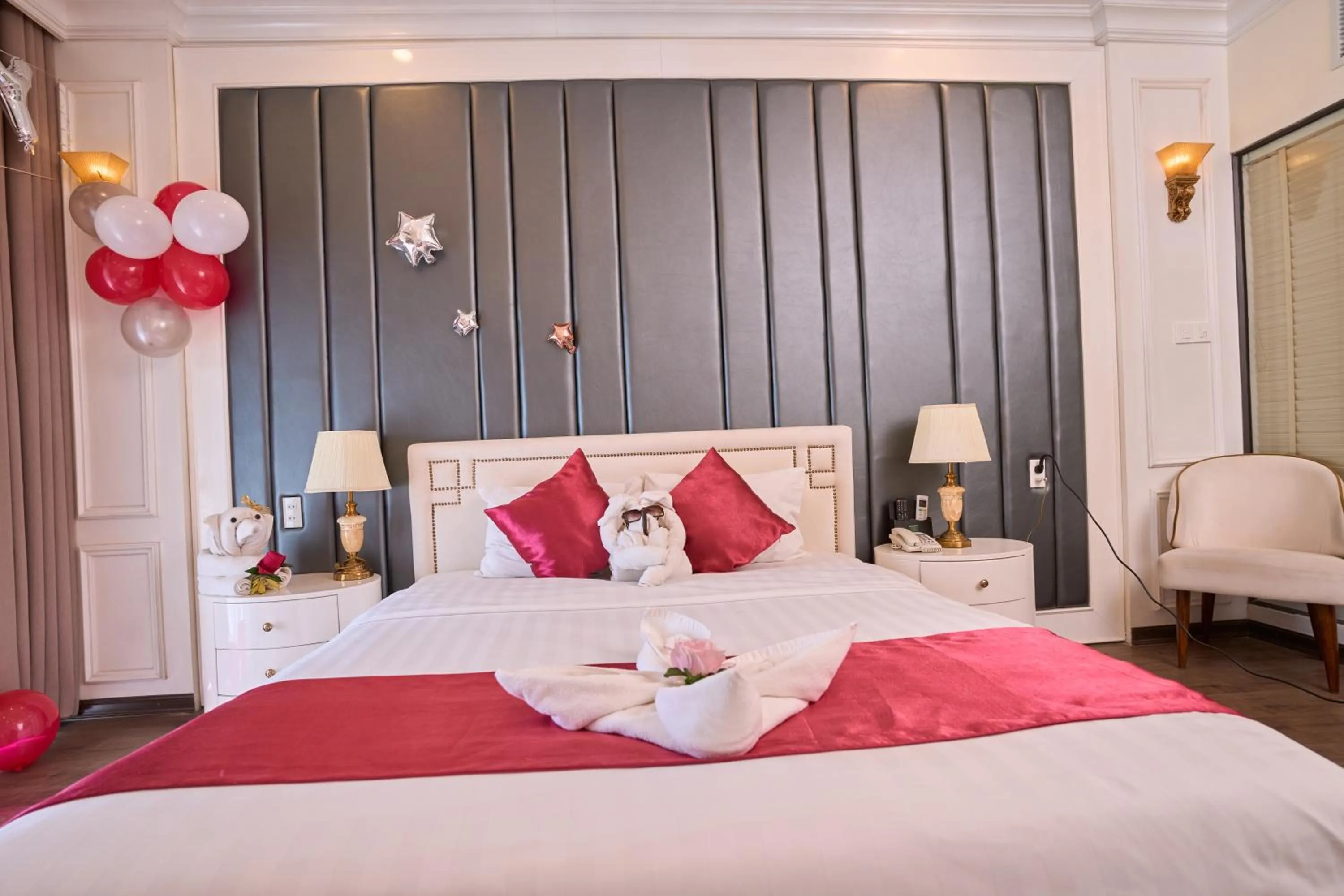 Decorative detail, Bed in Le Haute Hotel Hai Phong