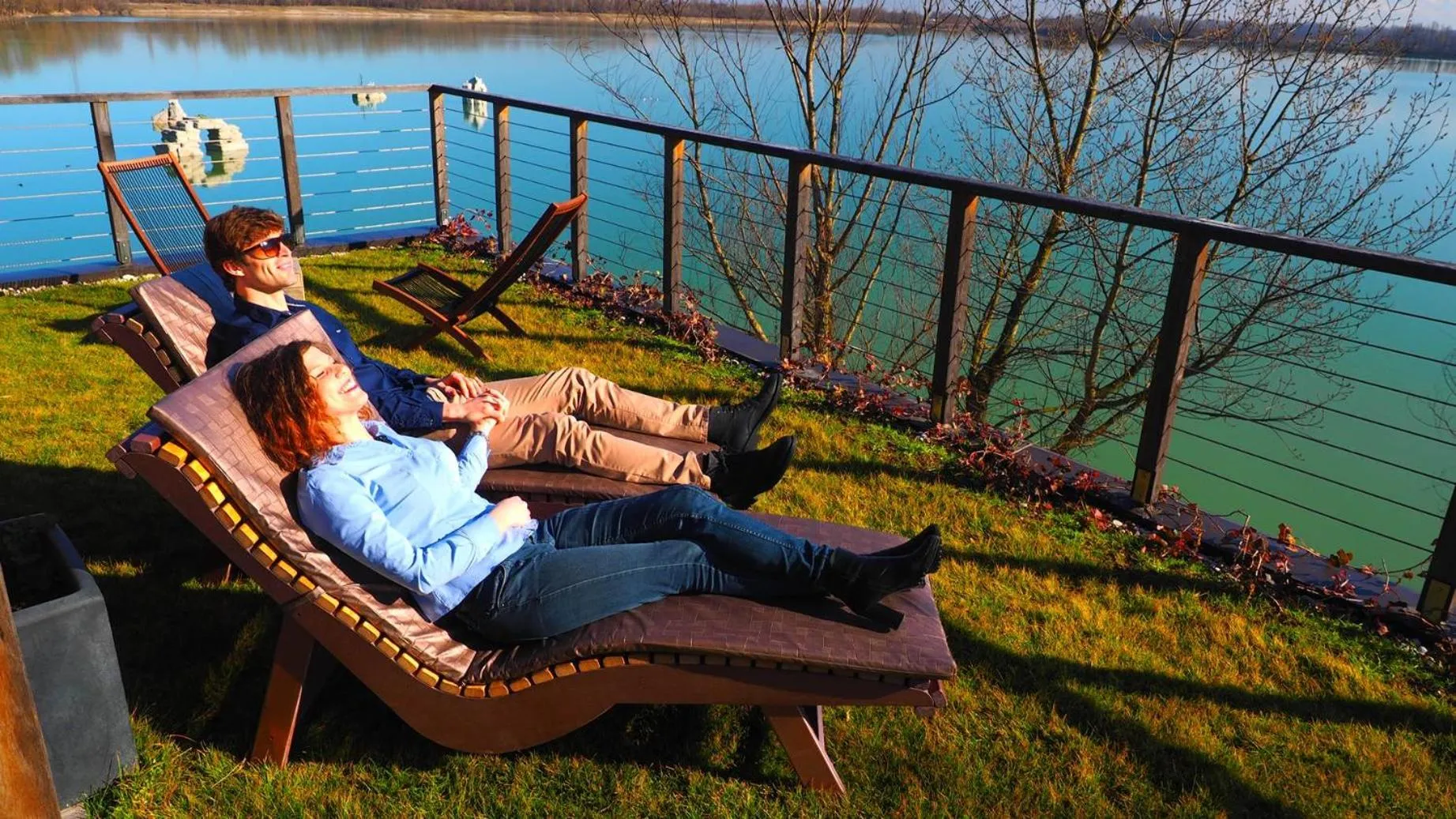 Balcony/Terrace in Zagreb Camp Bungalows