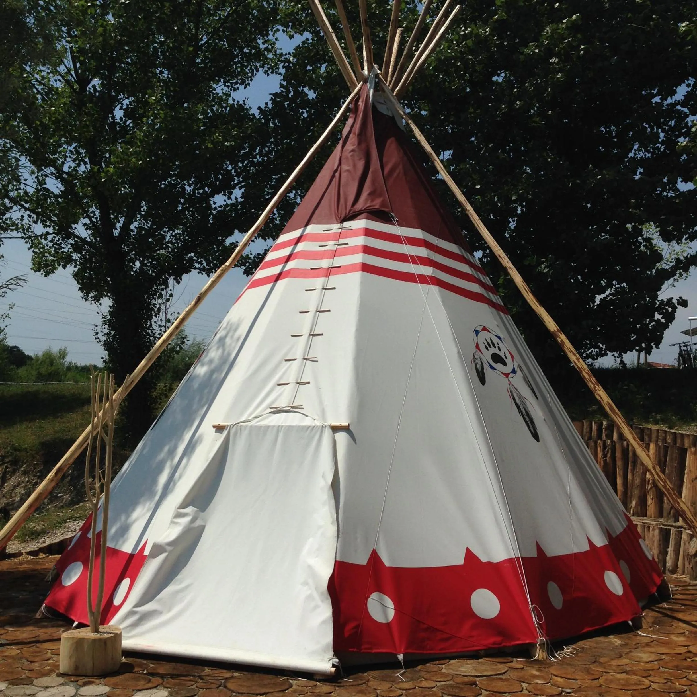 Facade/entrance in Zagreb Camp Bungalows