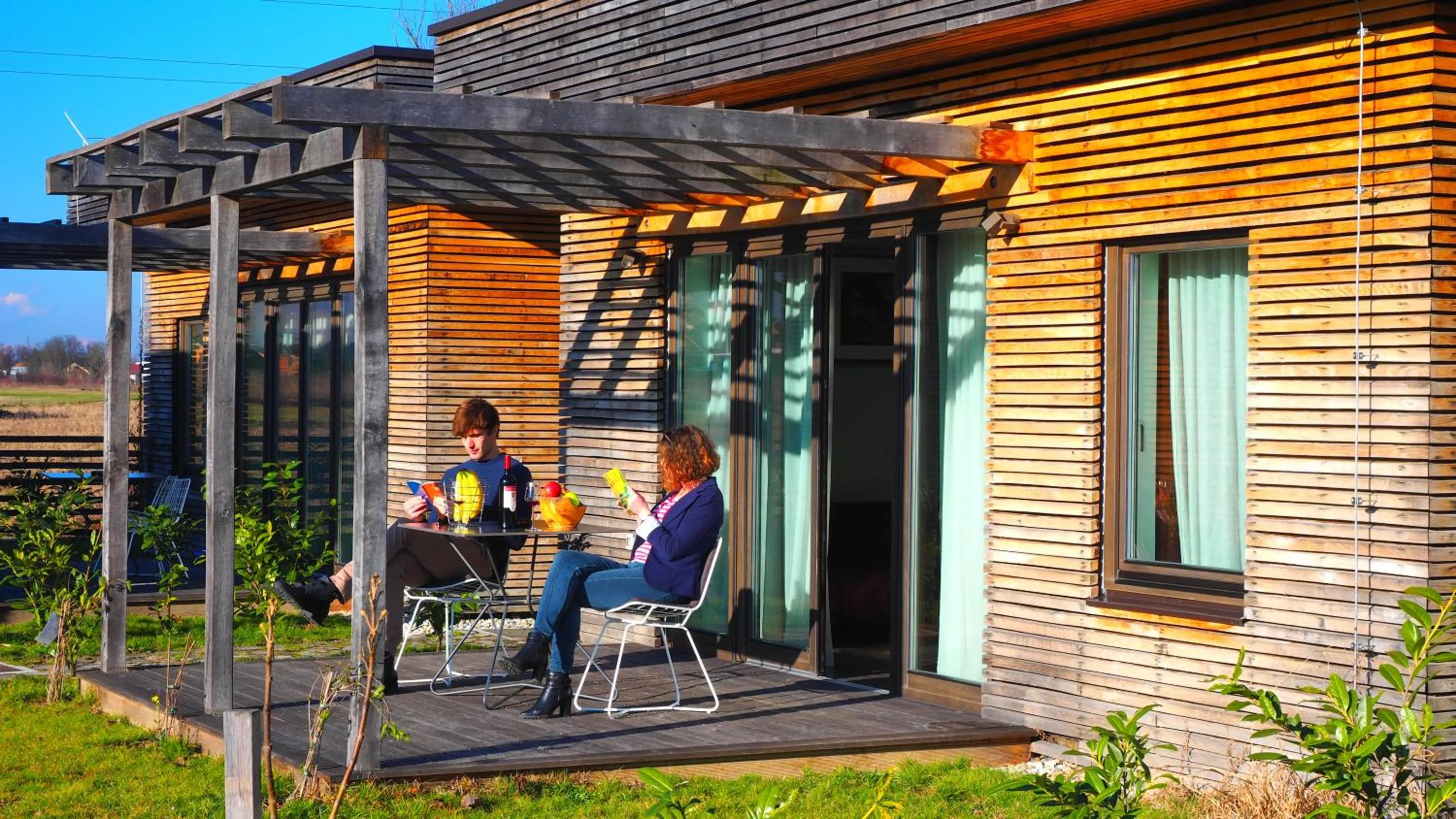 Balcony/Terrace in Zagreb Camp Bungalows