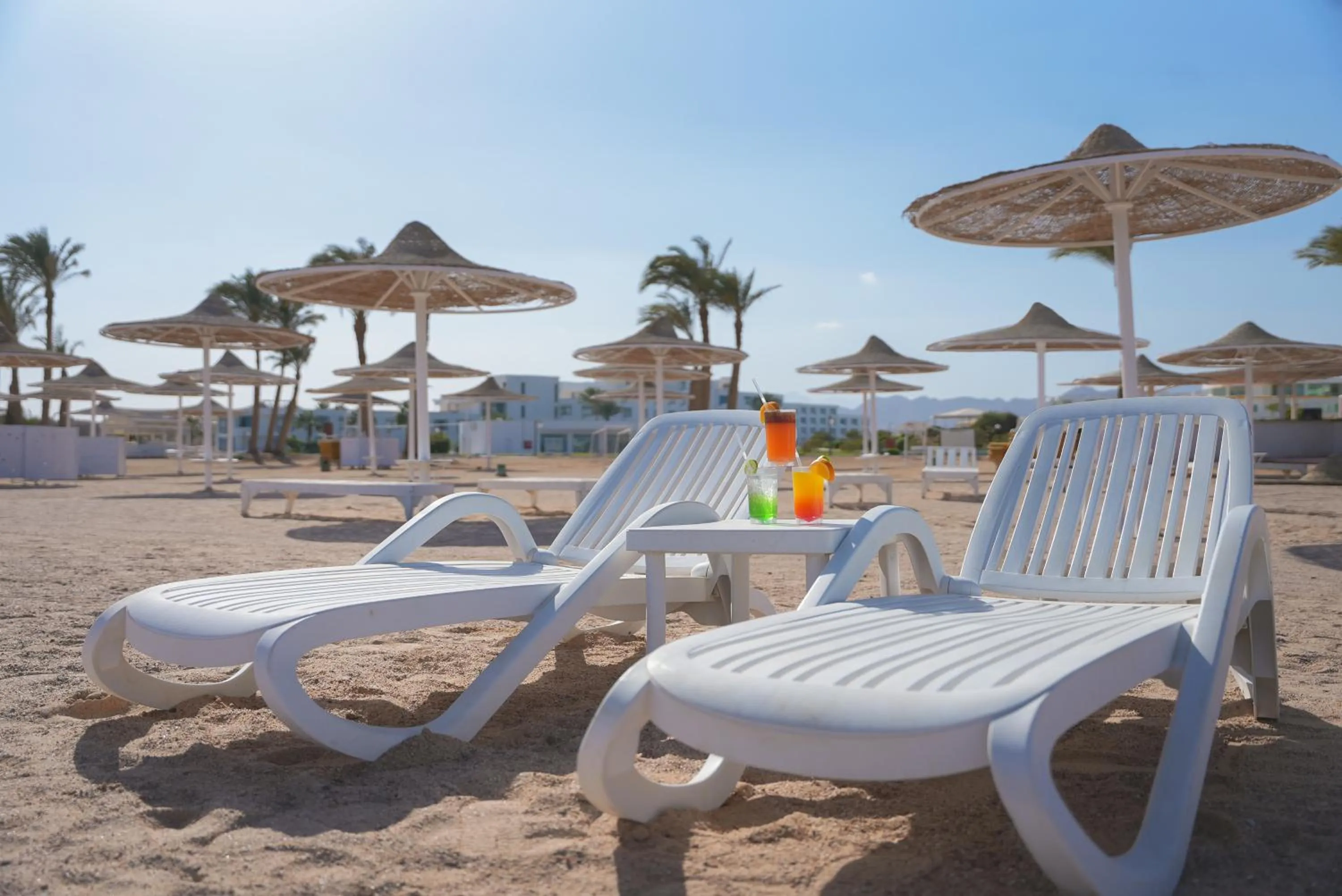 Beach in Amarina Star Resort & Aqua Park Sharm El-Skeikh