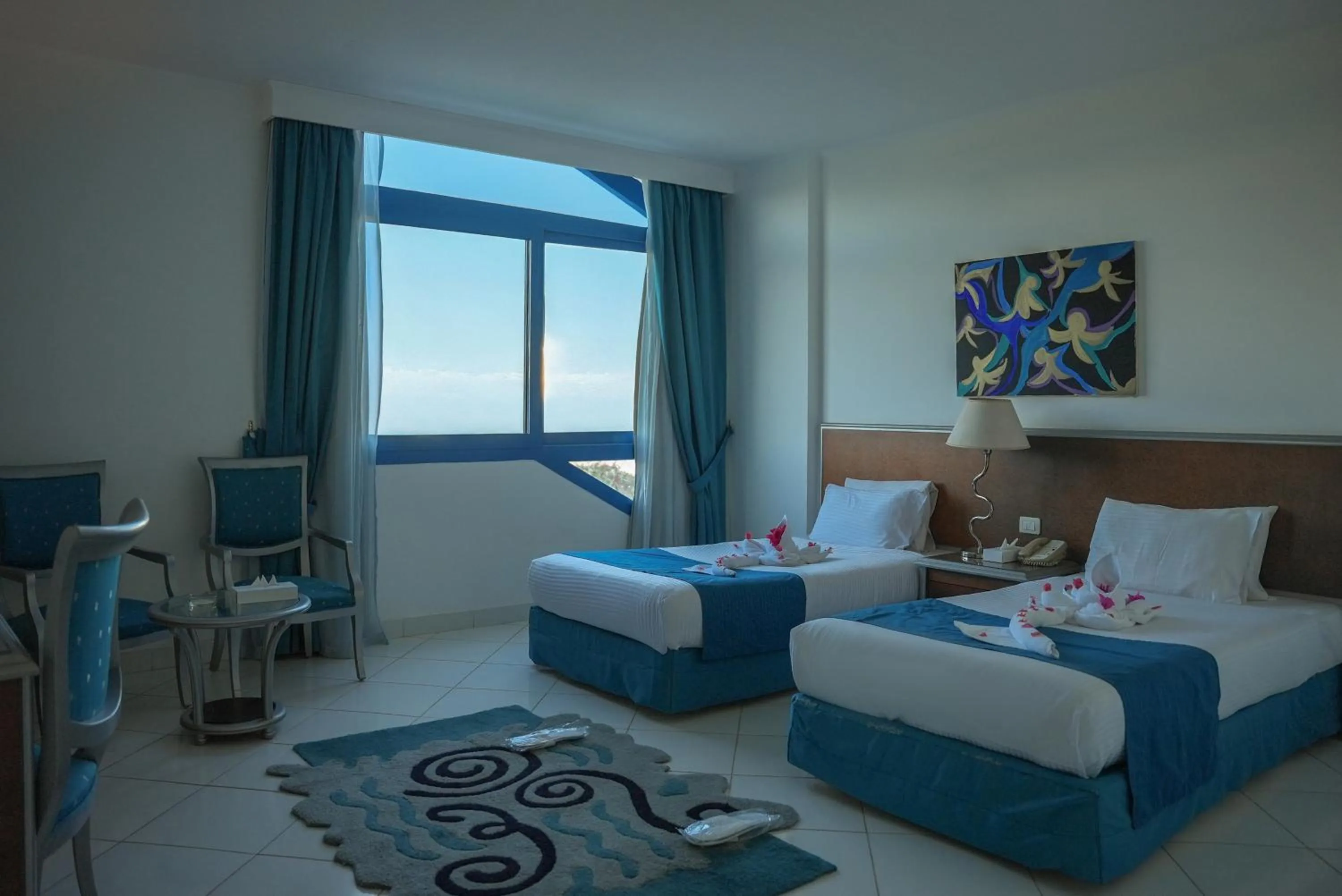 Bedroom, Bed in Amarina Star Resort & Aqua Park Sharm El-Skeikh