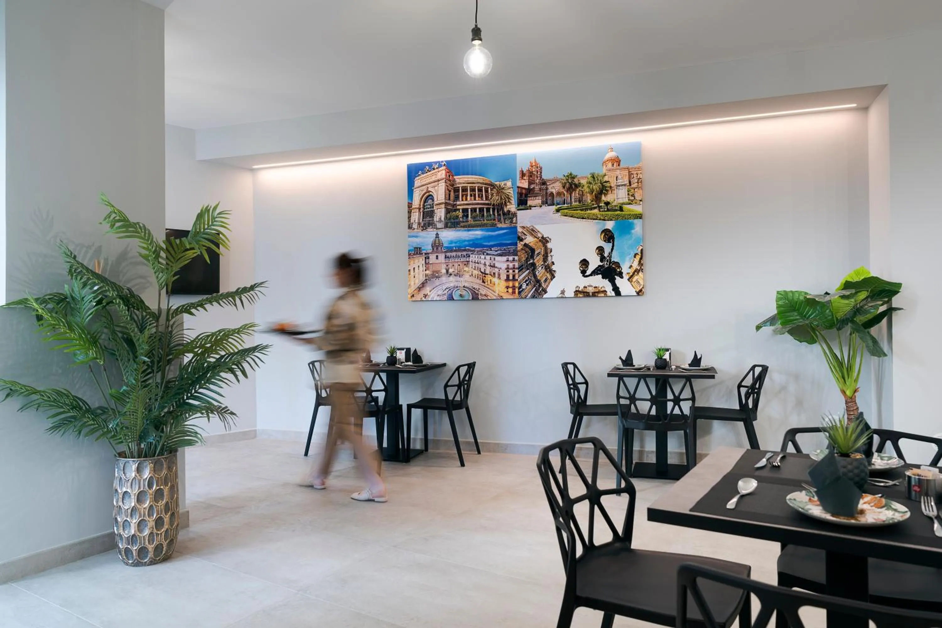 Lounge or bar in Emerald Hotel Residence Cefalù