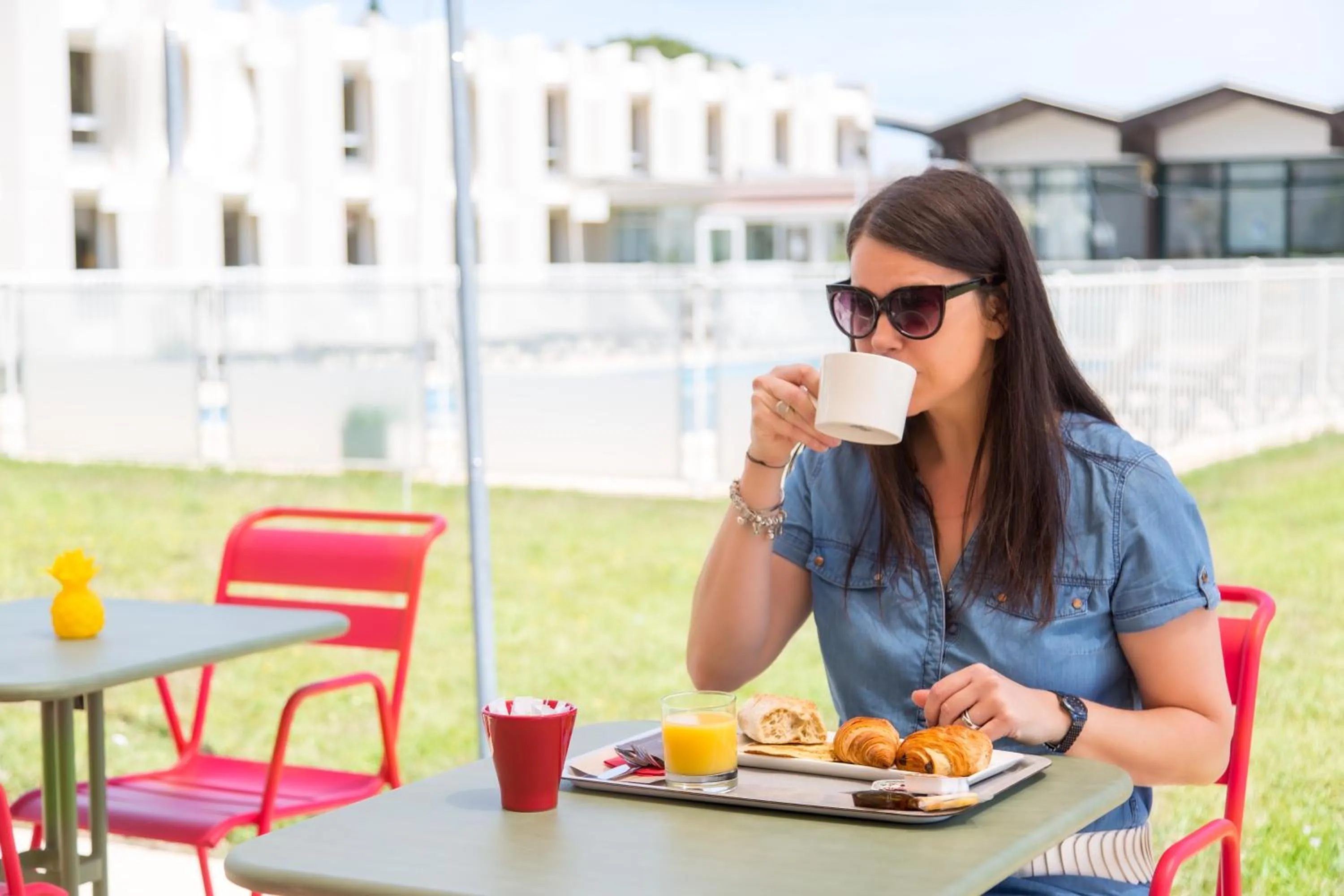 Patio in ibis Perpignan Nord Rivesaltes