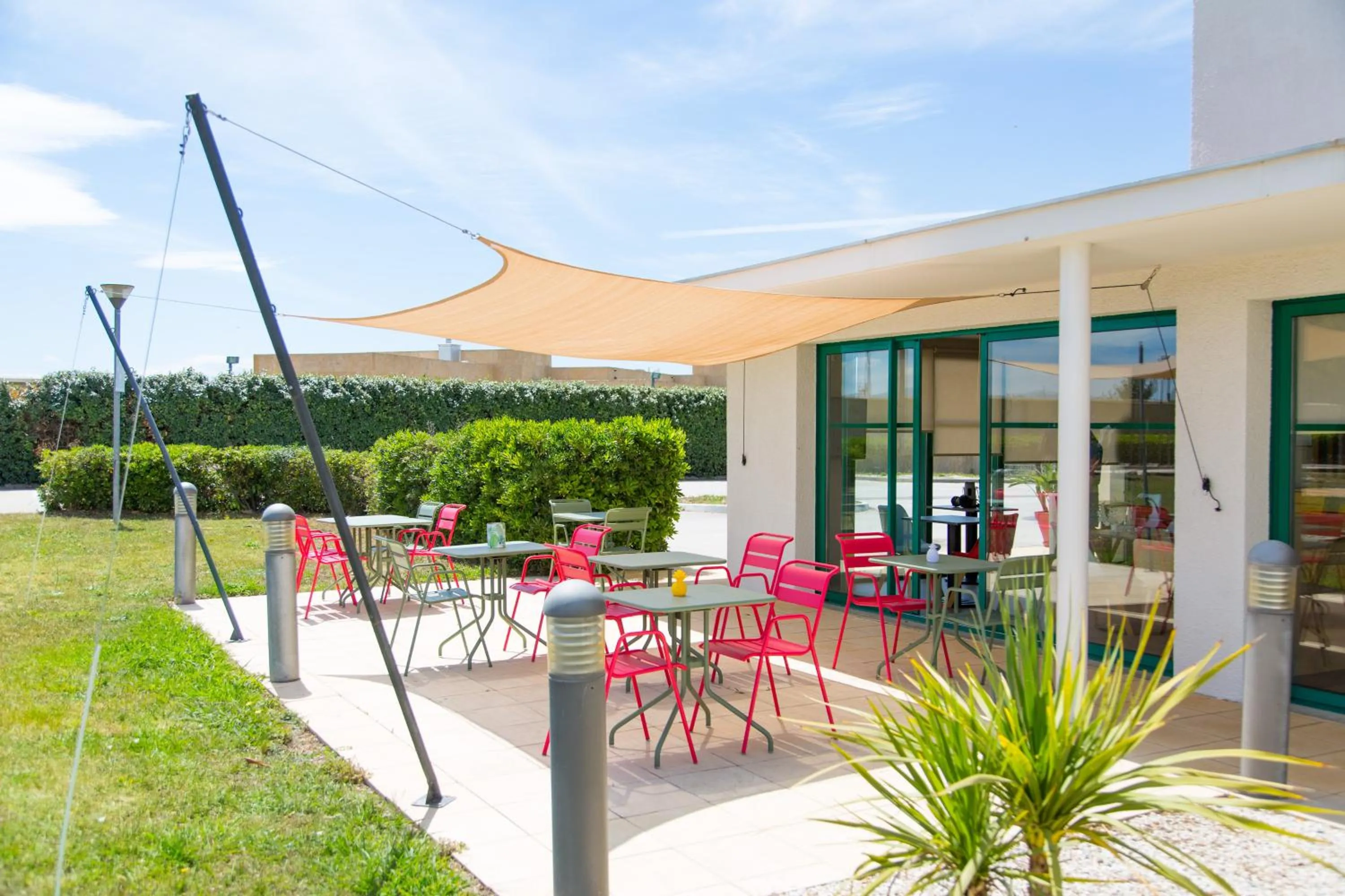 Patio in ibis Perpignan Nord Rivesaltes