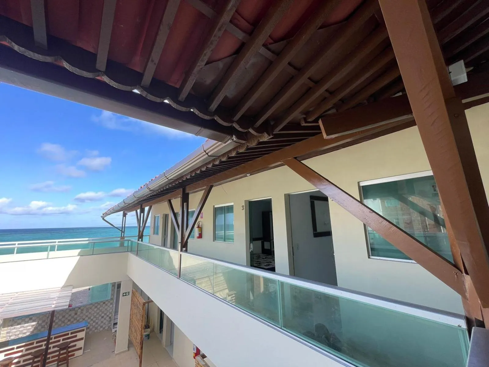 Balcony/Terrace in Pousada Ondas do Mar