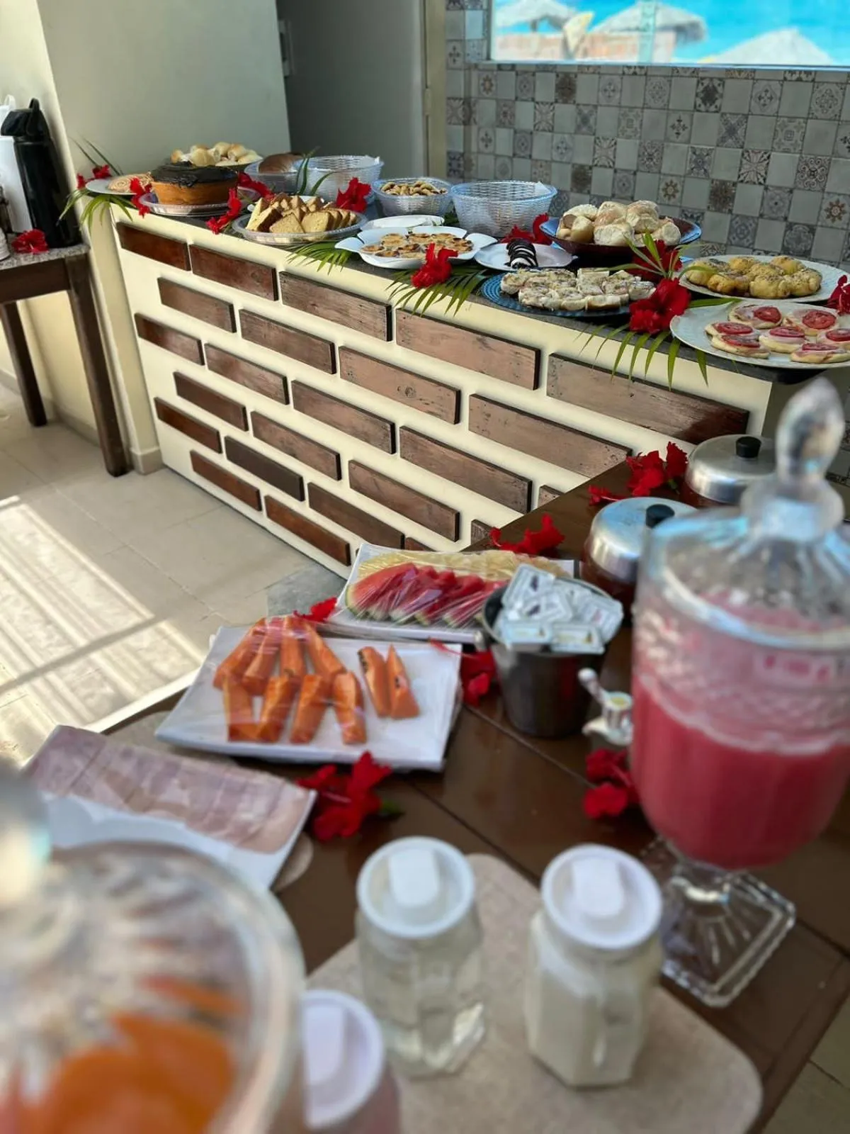 Breakfast in Pousada Ondas do Mar